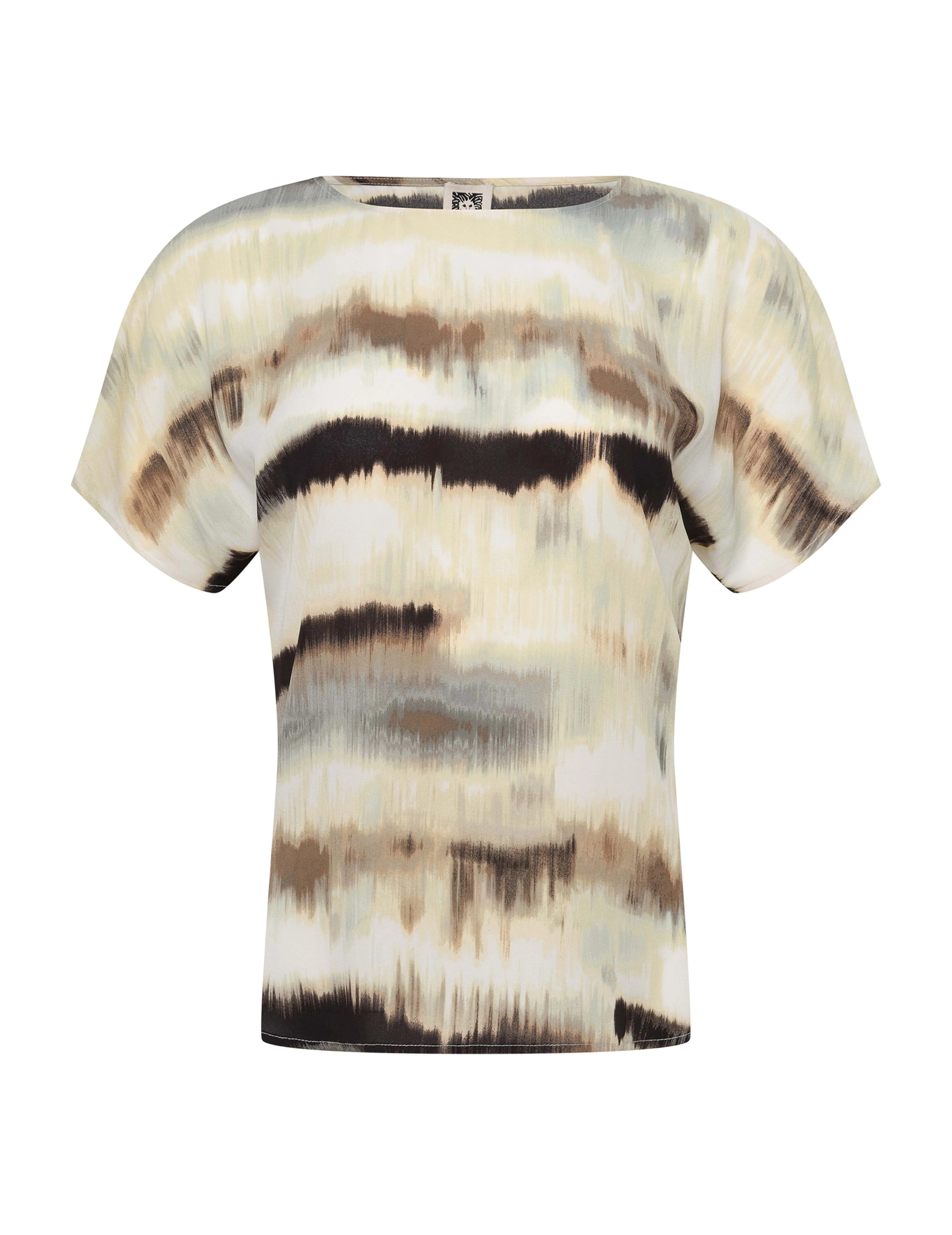 Plus Short Sleeve Blouse With Bateau Neckline sold by Anne Klein