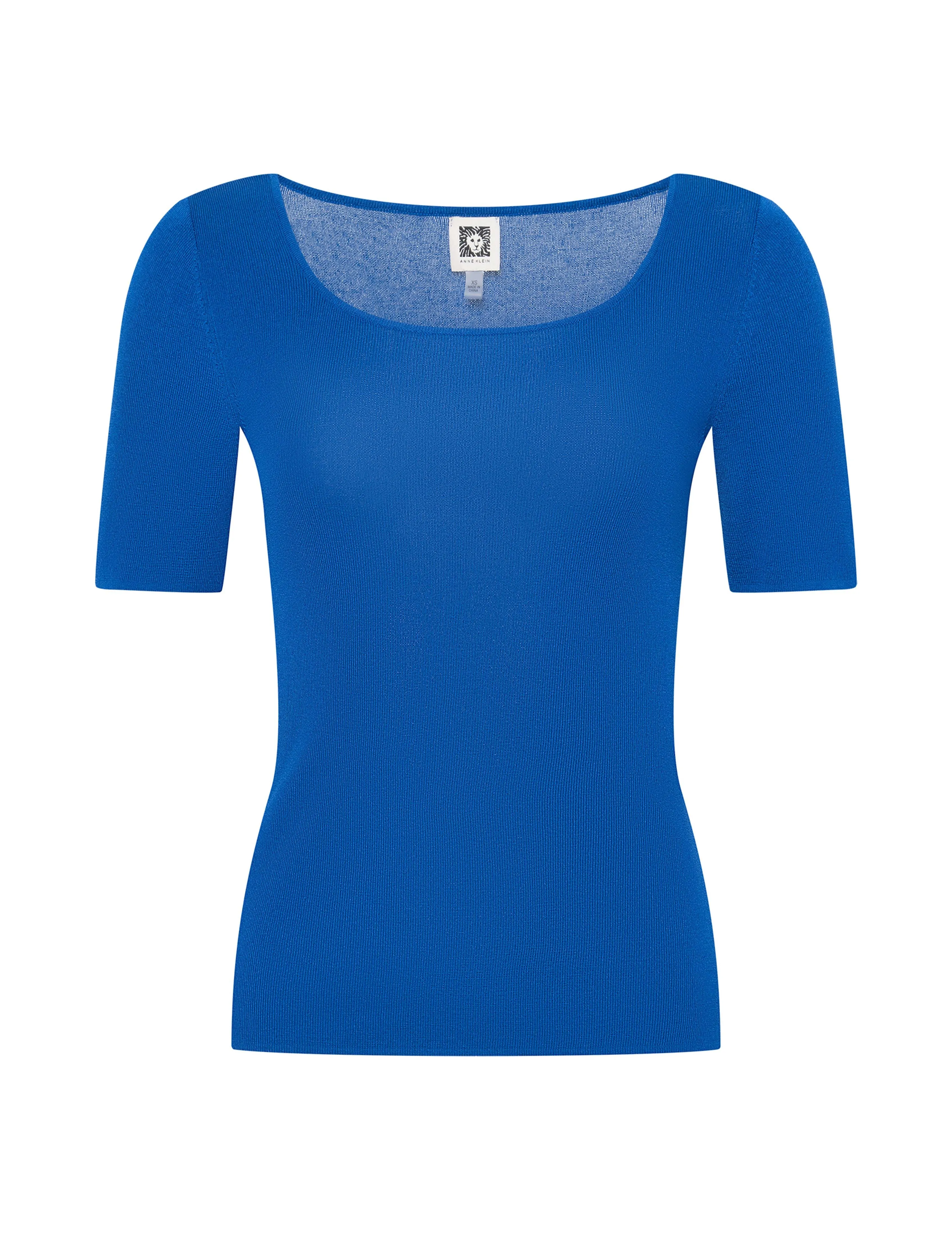 Plus Square Neck Sweater sold by Anne Klein