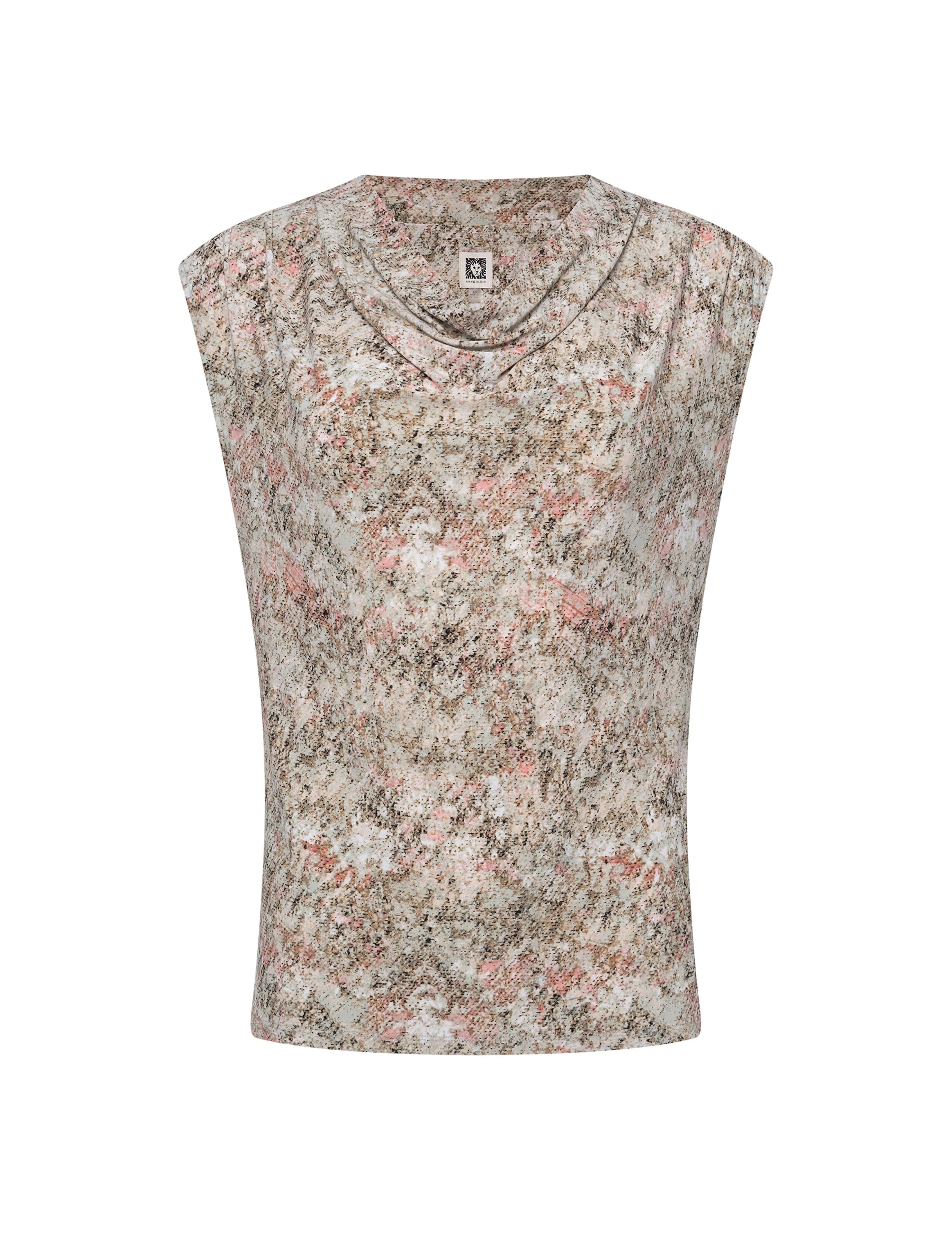 Pleated Cowl Neck Top sold by Anne Klein