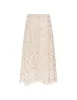 Lace Appliqué Midi Skirt sold by Anne Klein