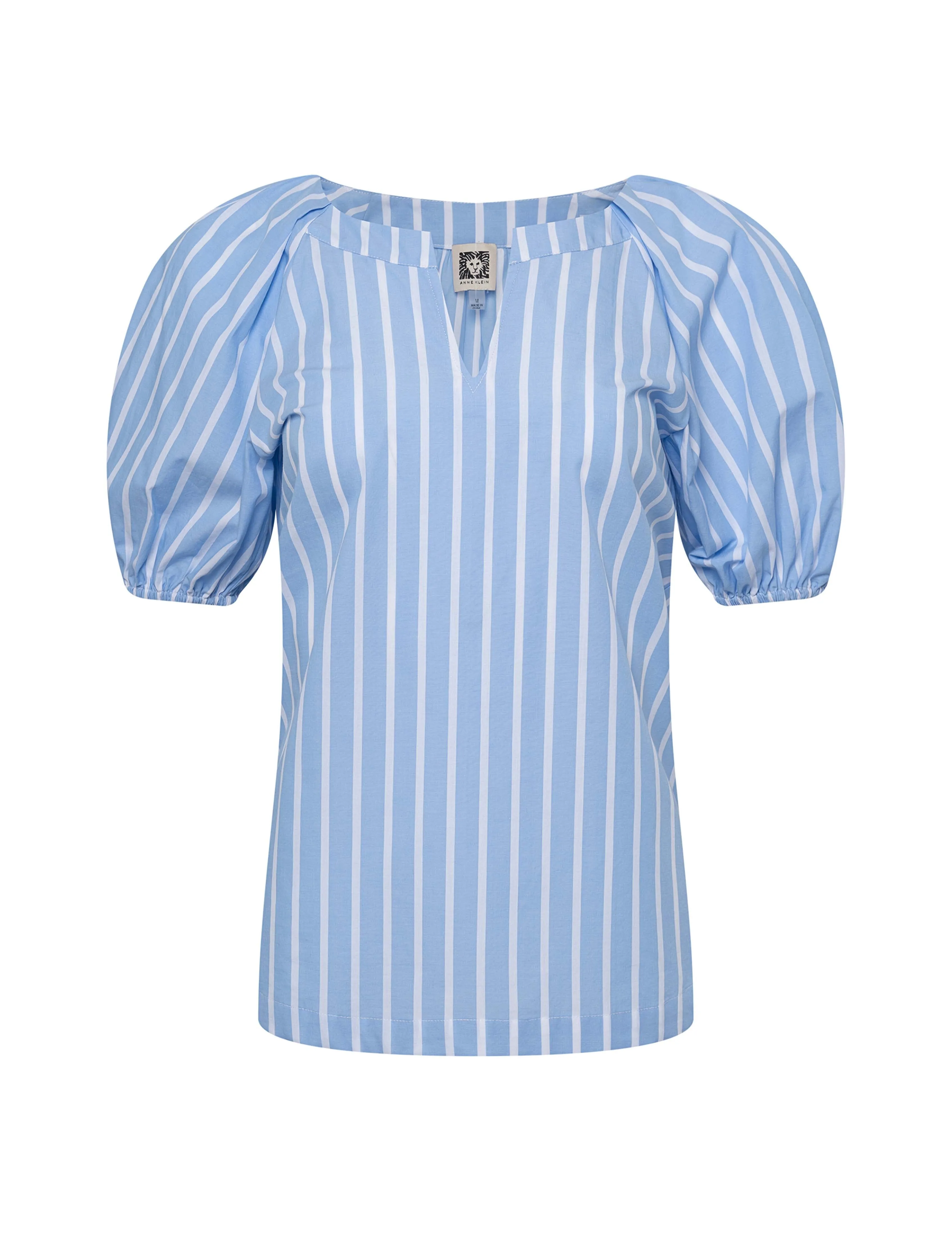 Raglan Puff Sleeve Blouse sold by Anne Klein