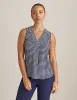 Printed Pleat Front Shell sold by Anne Klein