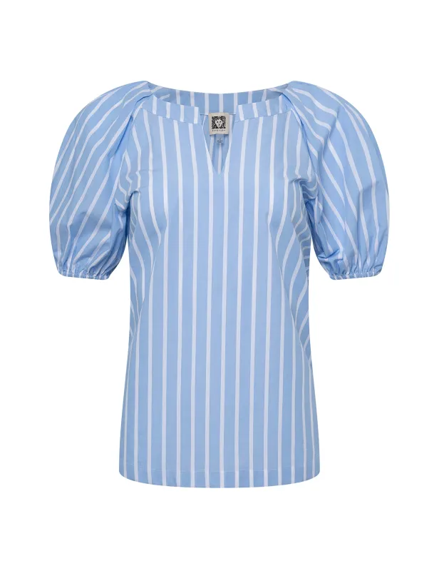 Petite Raglan Puff Sleeve Blouse made by Kasper