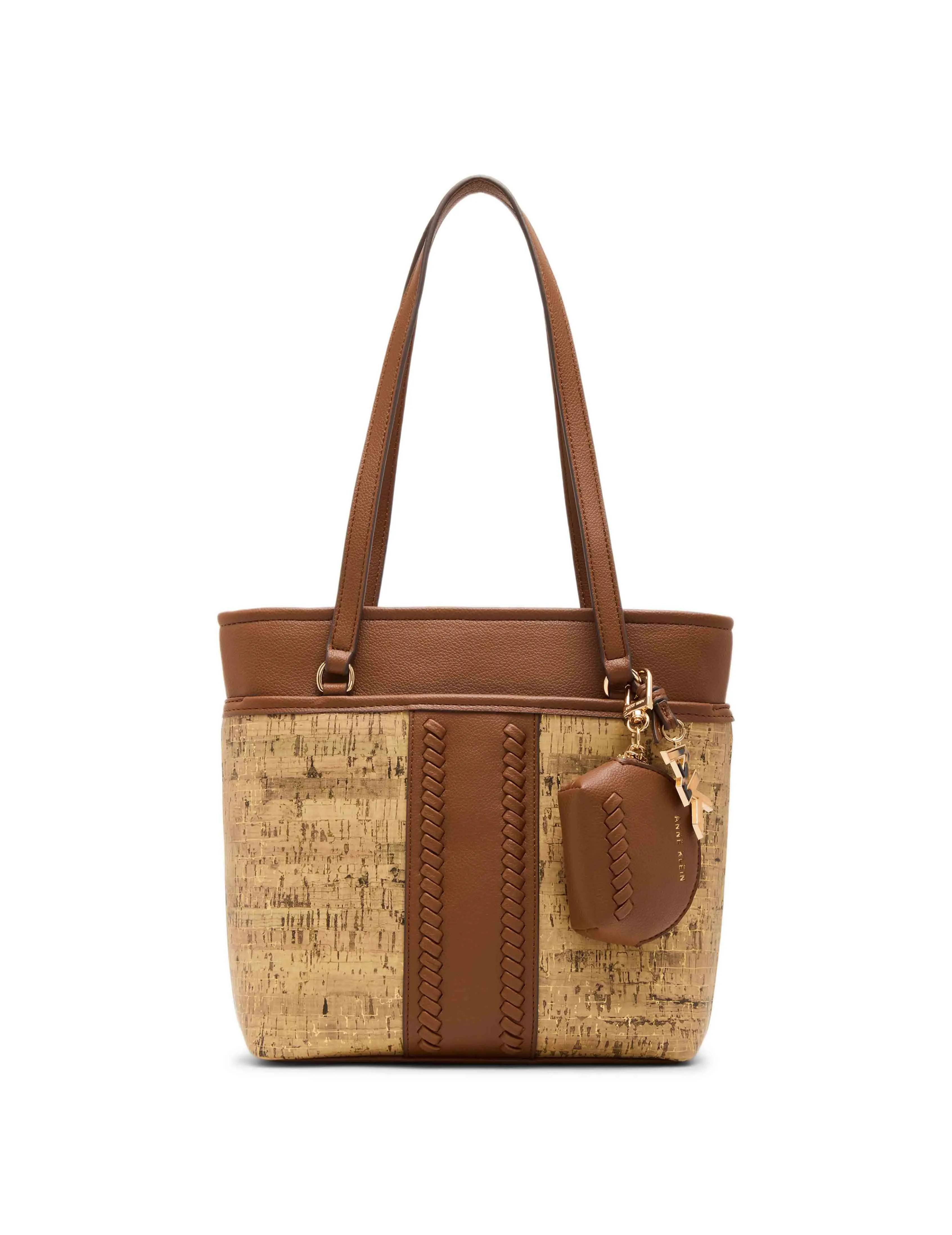 Whipstitch Pocket Tote sold by Anne Klein
