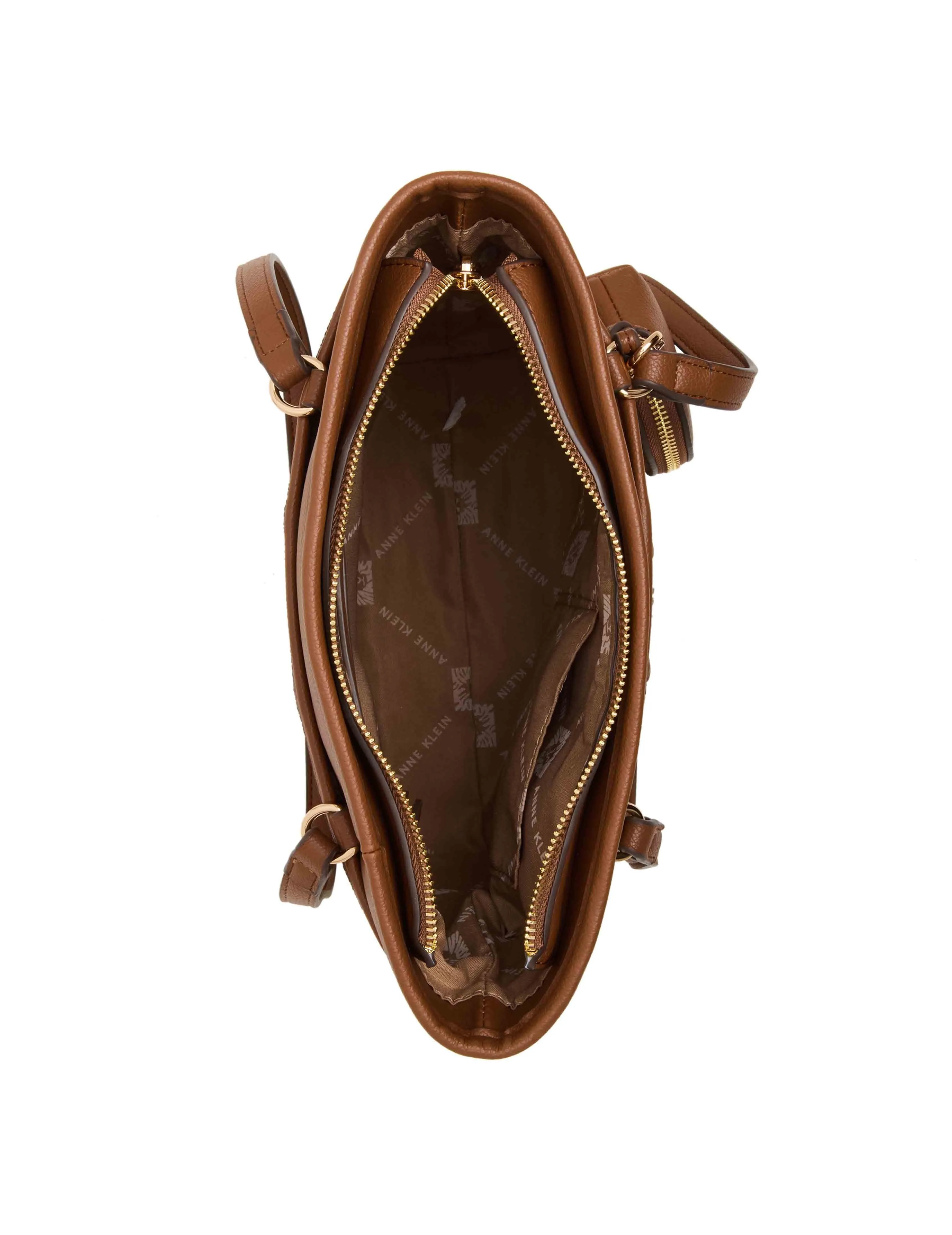 Whipstitch Pocket Tote sold by Anne Klein product image thumbnail 5