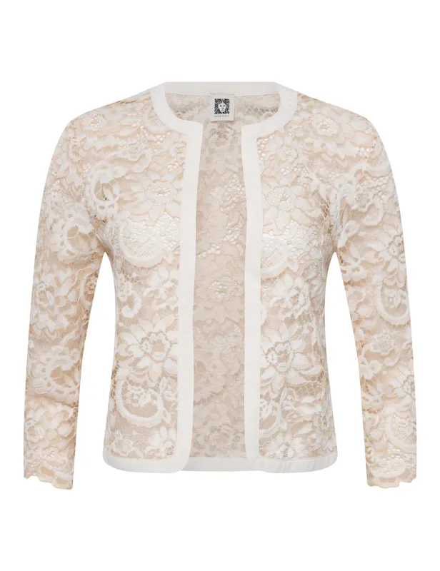 Lace Framed Cardigan Jacket sold by Anne Klein