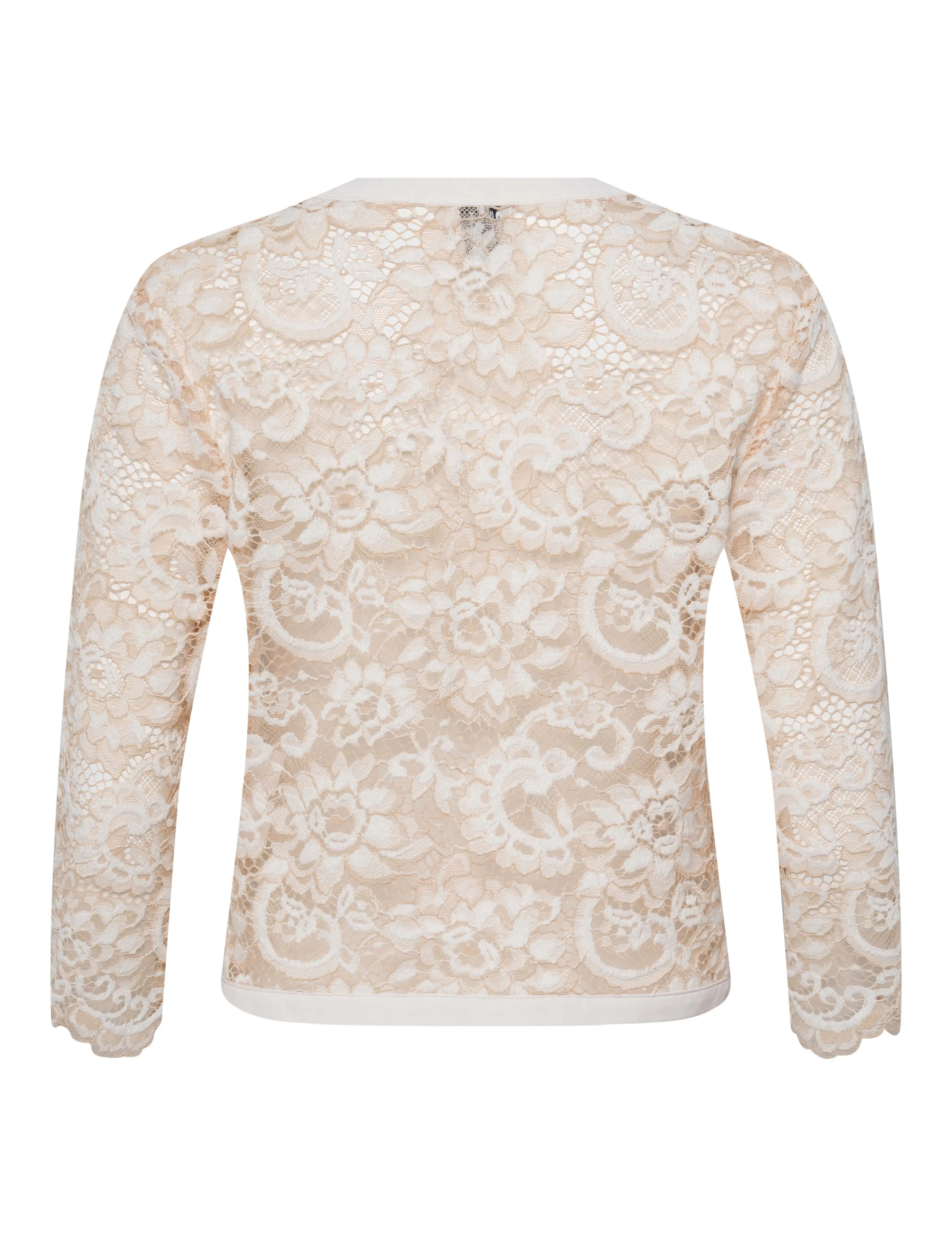 Lace Framed Cardigan Jacket sold by Anne Klein product image thumbnail 2