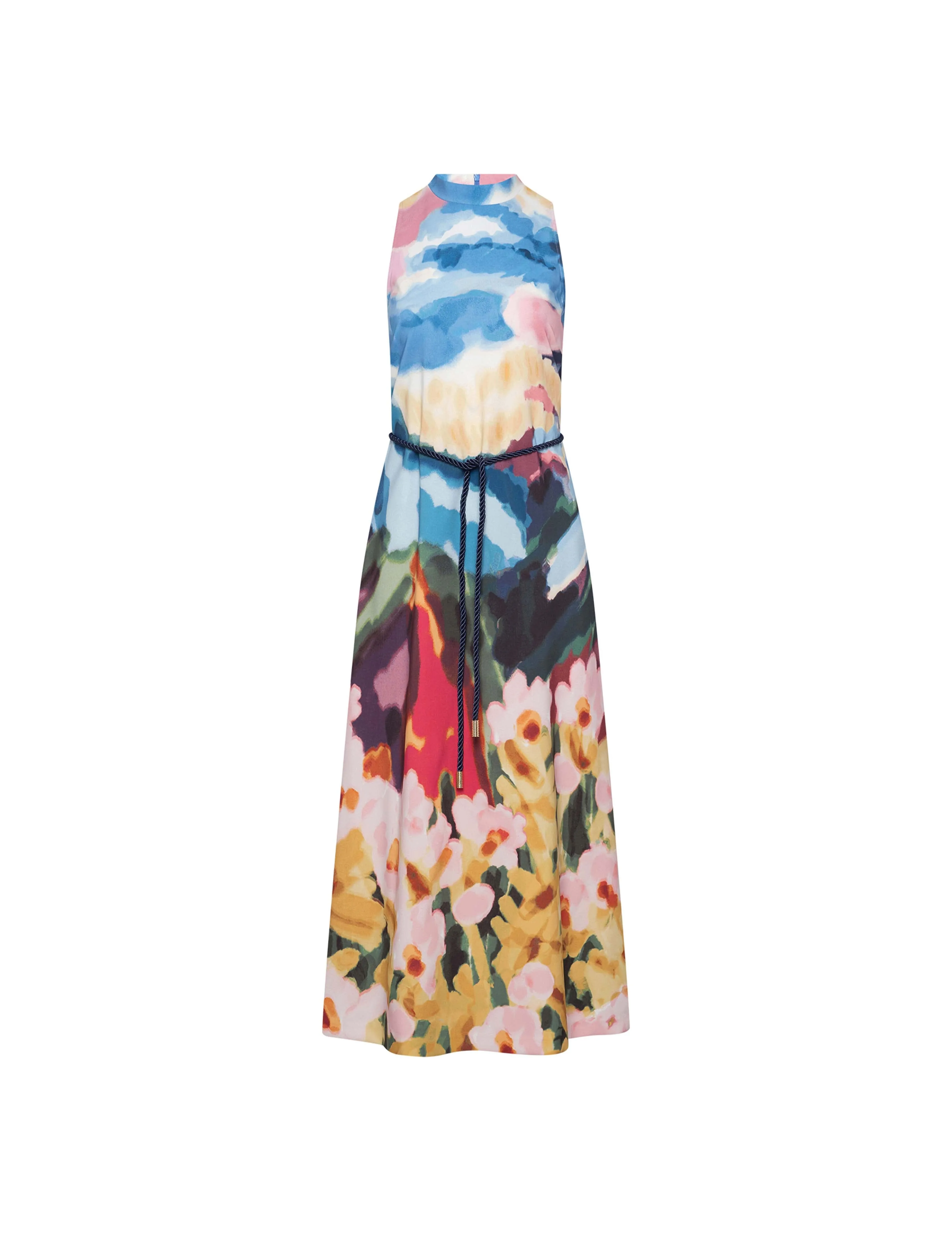 Belted Mockneck Midi Dress sold by Anne Klein