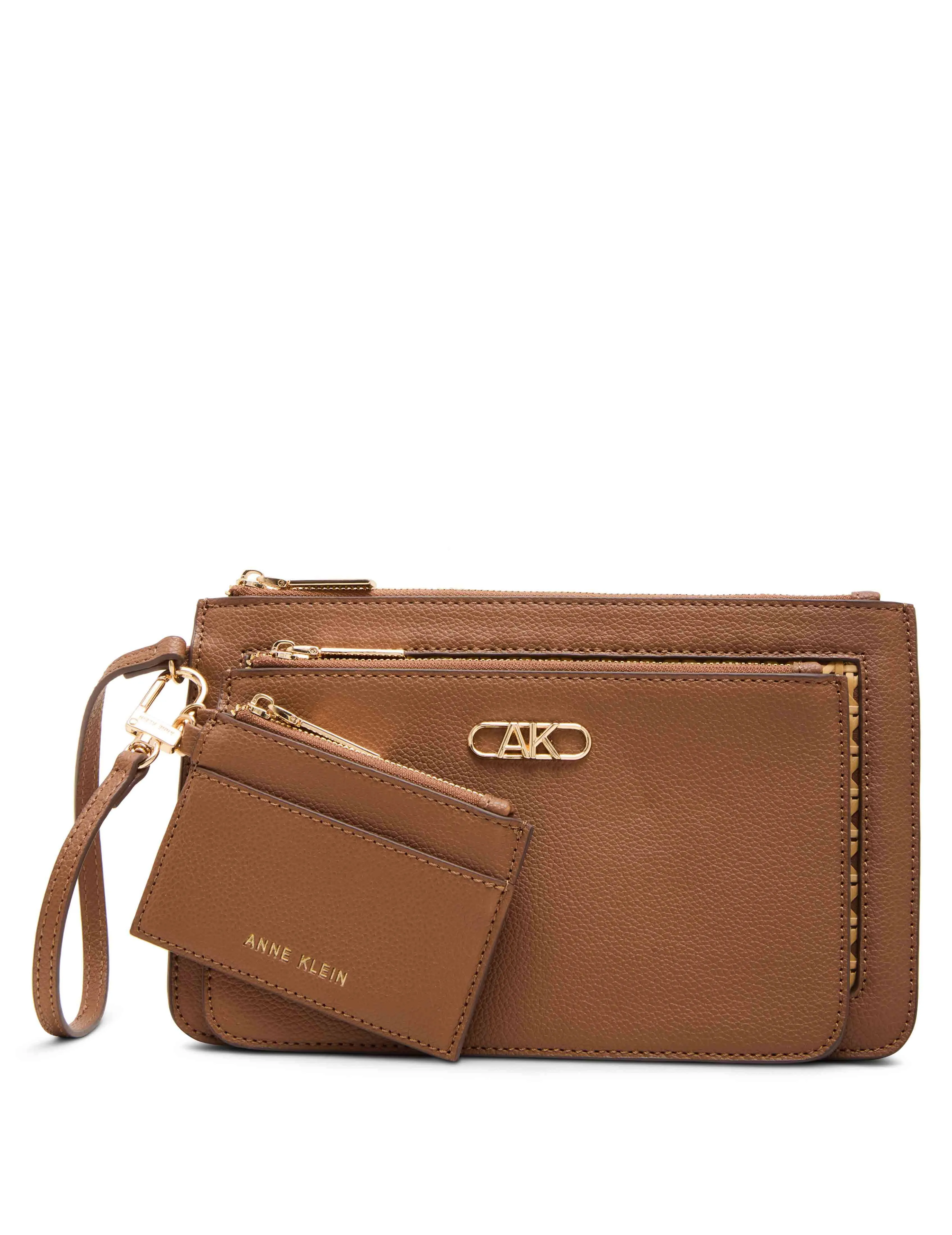 Caning Trio Pouch Set sold by Anne Klein