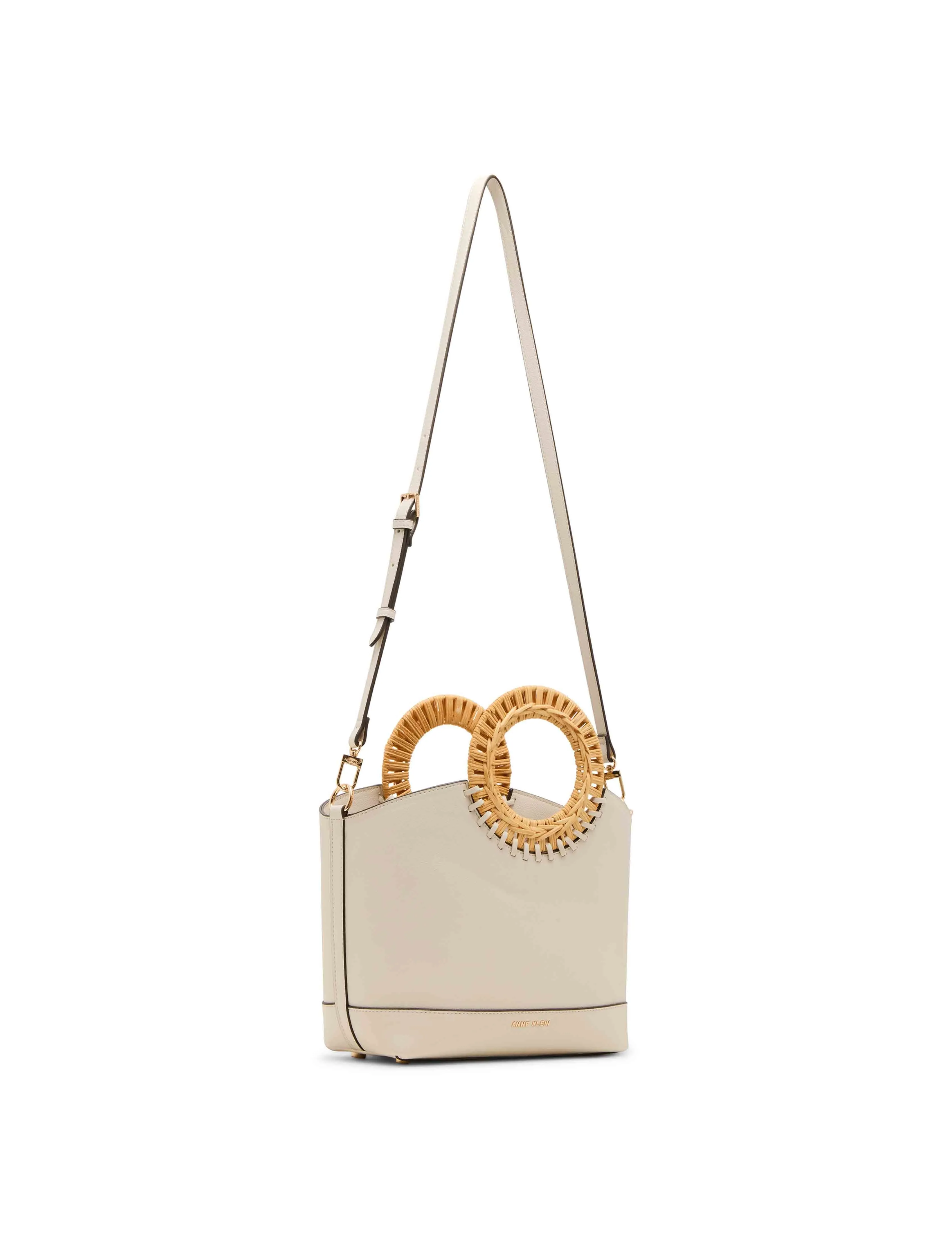 Circle Handle Tote With Convertible Strap sold by Anne Klein product image thumbnail 4