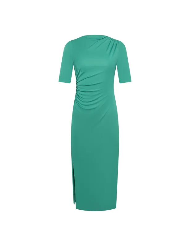Short Sleeve Draped Midi Dress sold by Anne Klein