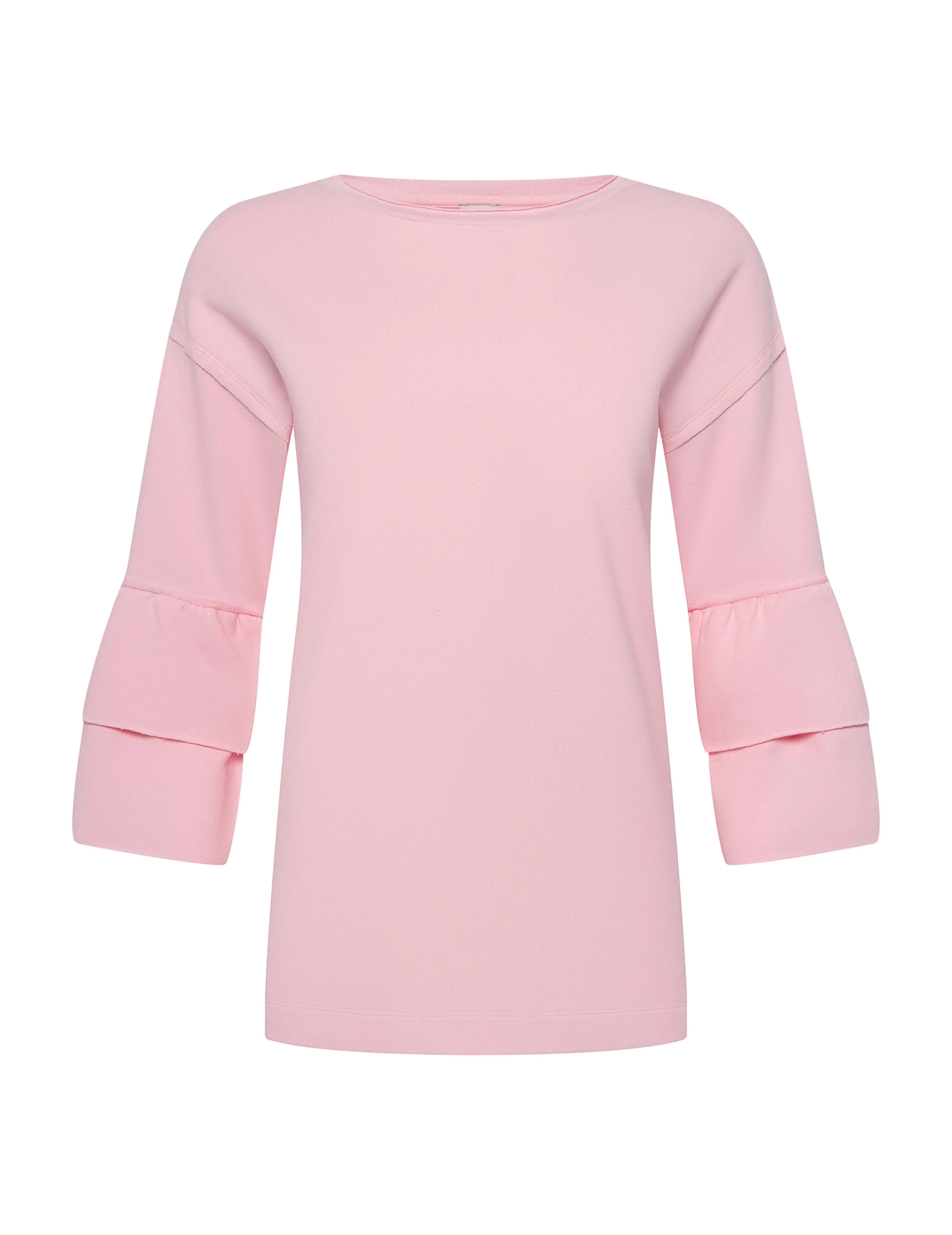 French Terry Tiered Sleeve Top sold by Anne Klein
