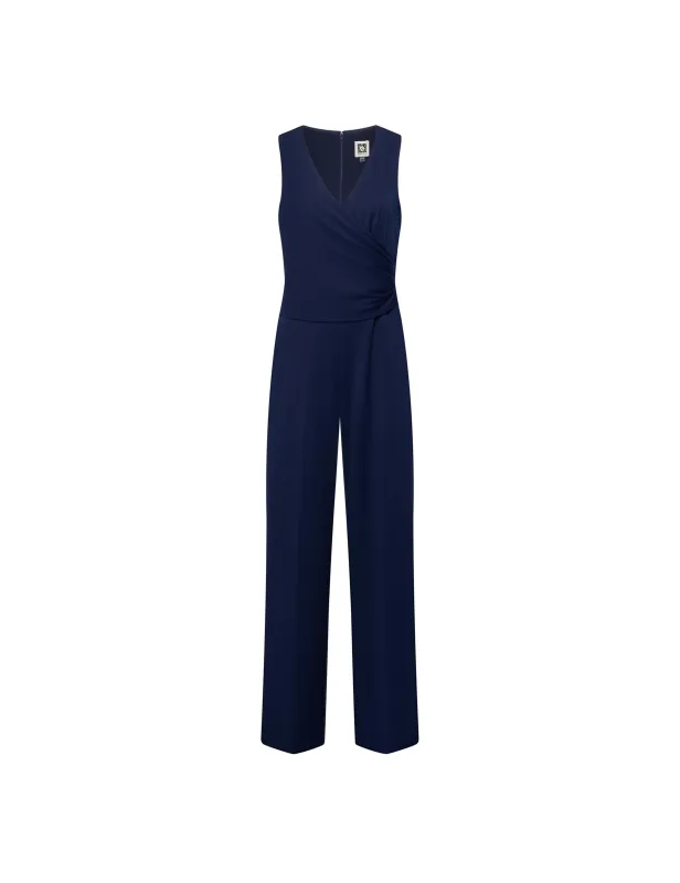 Sleeveless V-Neck Jumpsuit sold by Anne Klein