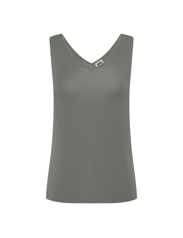 Double V-Neck Tank sold by Anne Klein