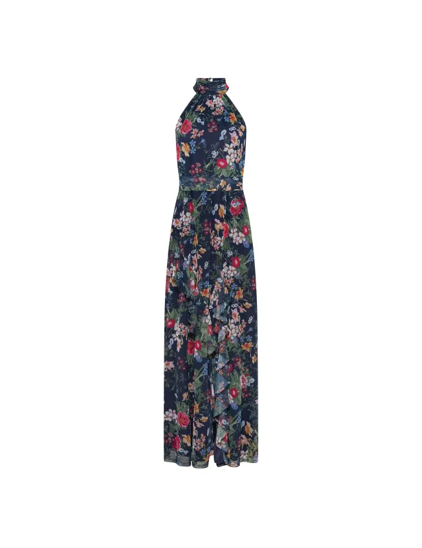 Ruffle Hem Maxi Dress sold by Anne Klein
