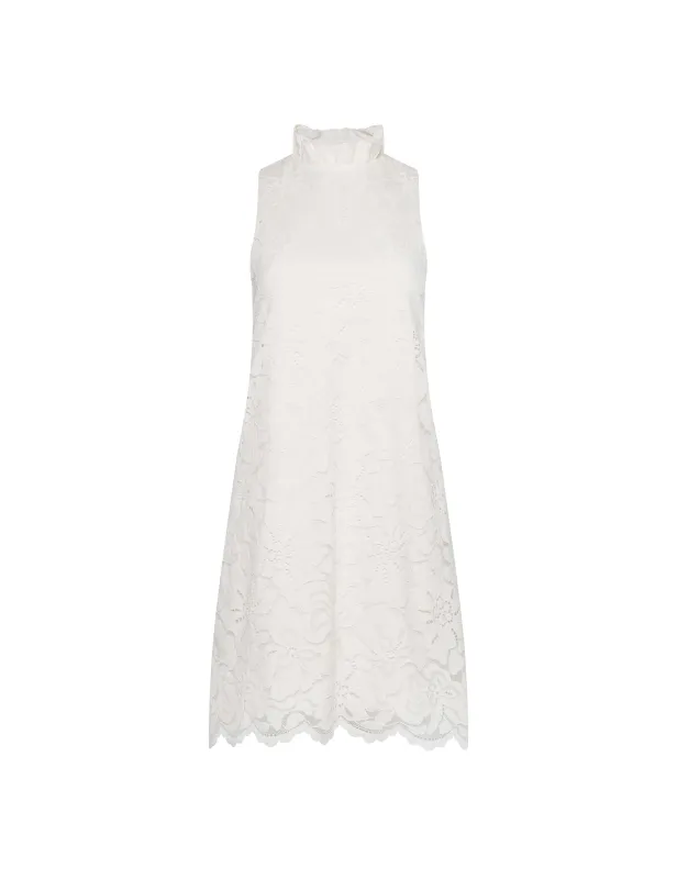 Ruffle Collar Shift Dress sold by Anne Klein