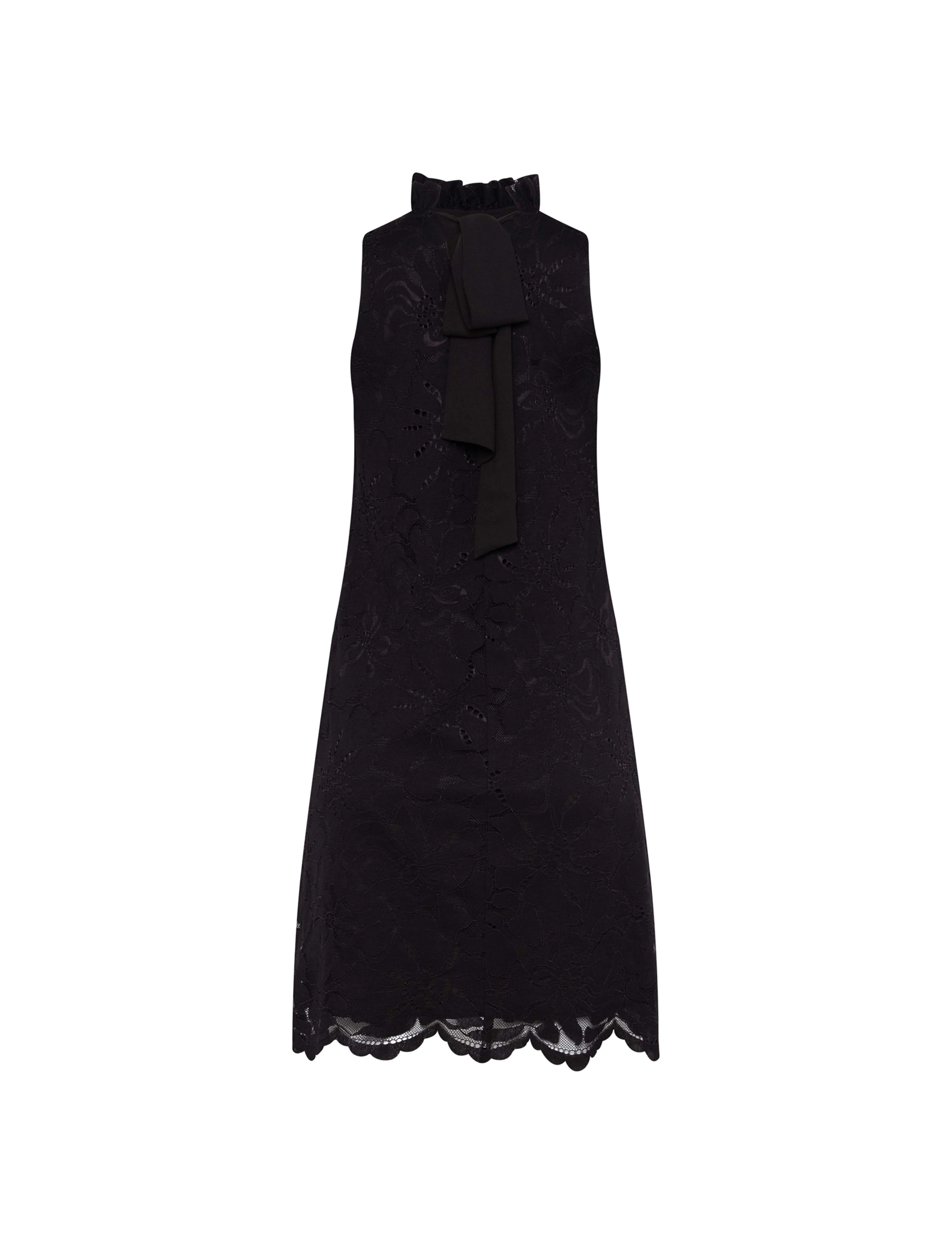 Ruffle Collar Shift Dress sold by Anne Klein