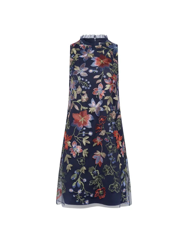 Embroidered Shift Dress sold by Anne Klein