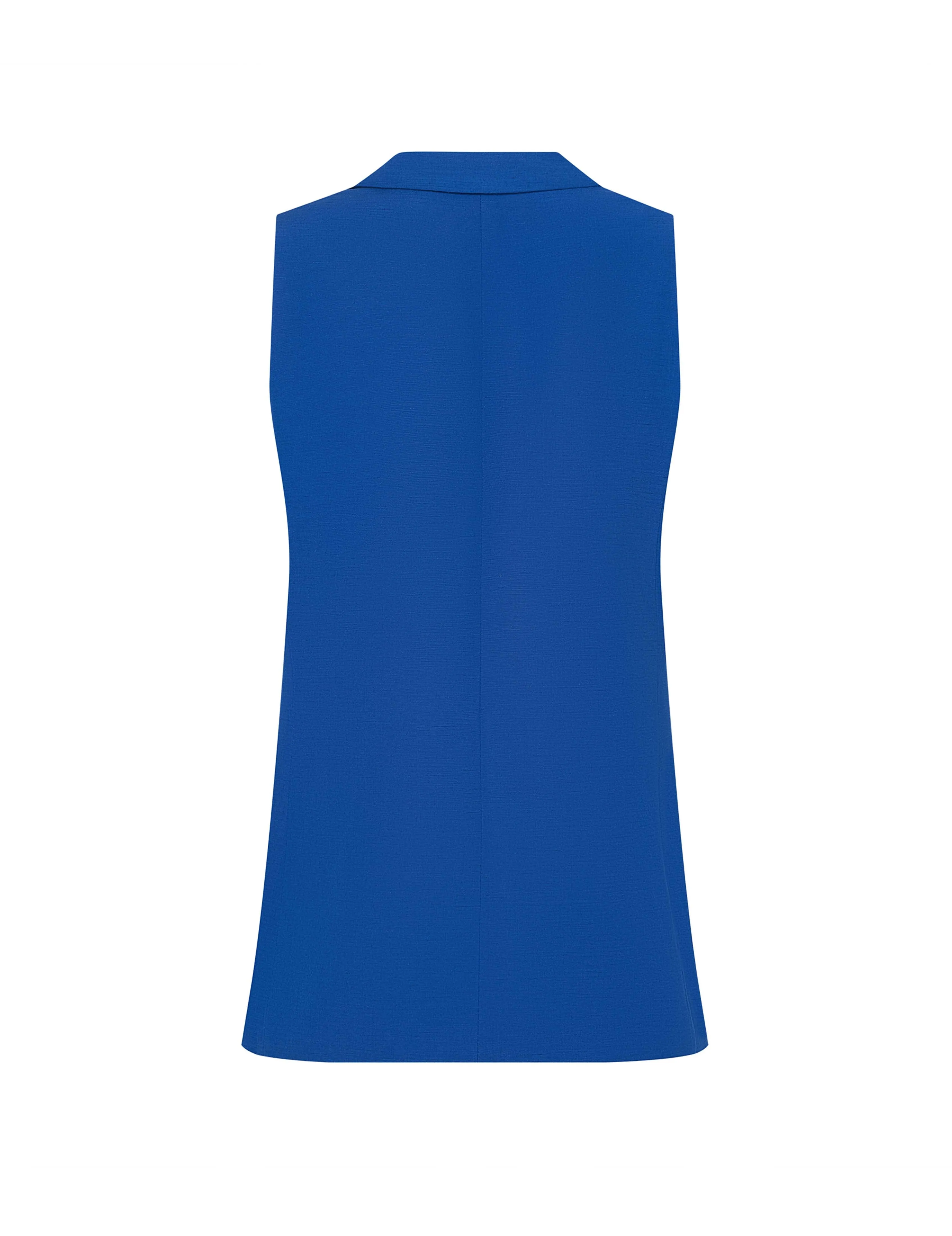 Linen 2 Button Notch Collar Vest sold by Anne Klein product image thumbnail 2