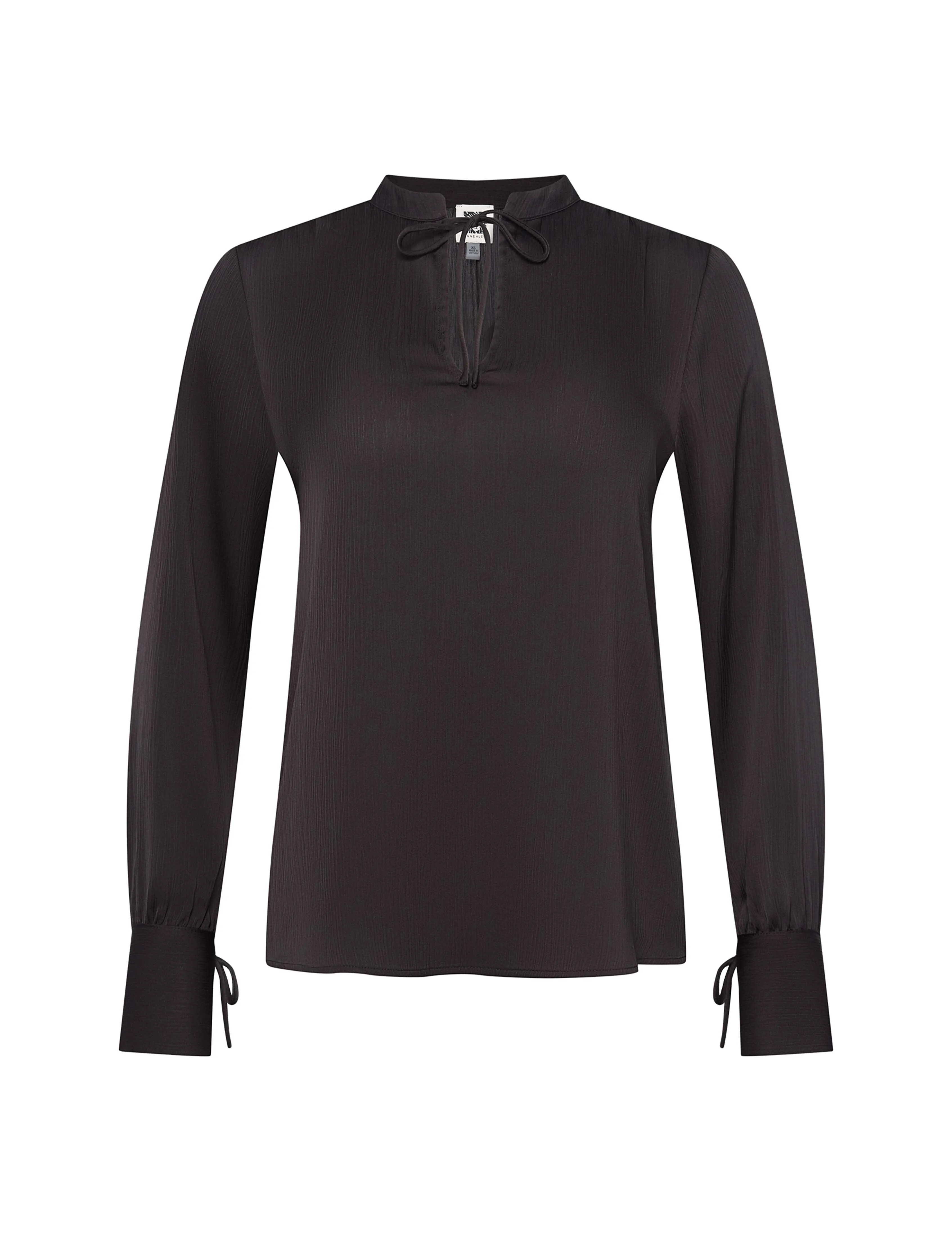 Tie Neck Long Sleeve Blouse sold by Anne Klein