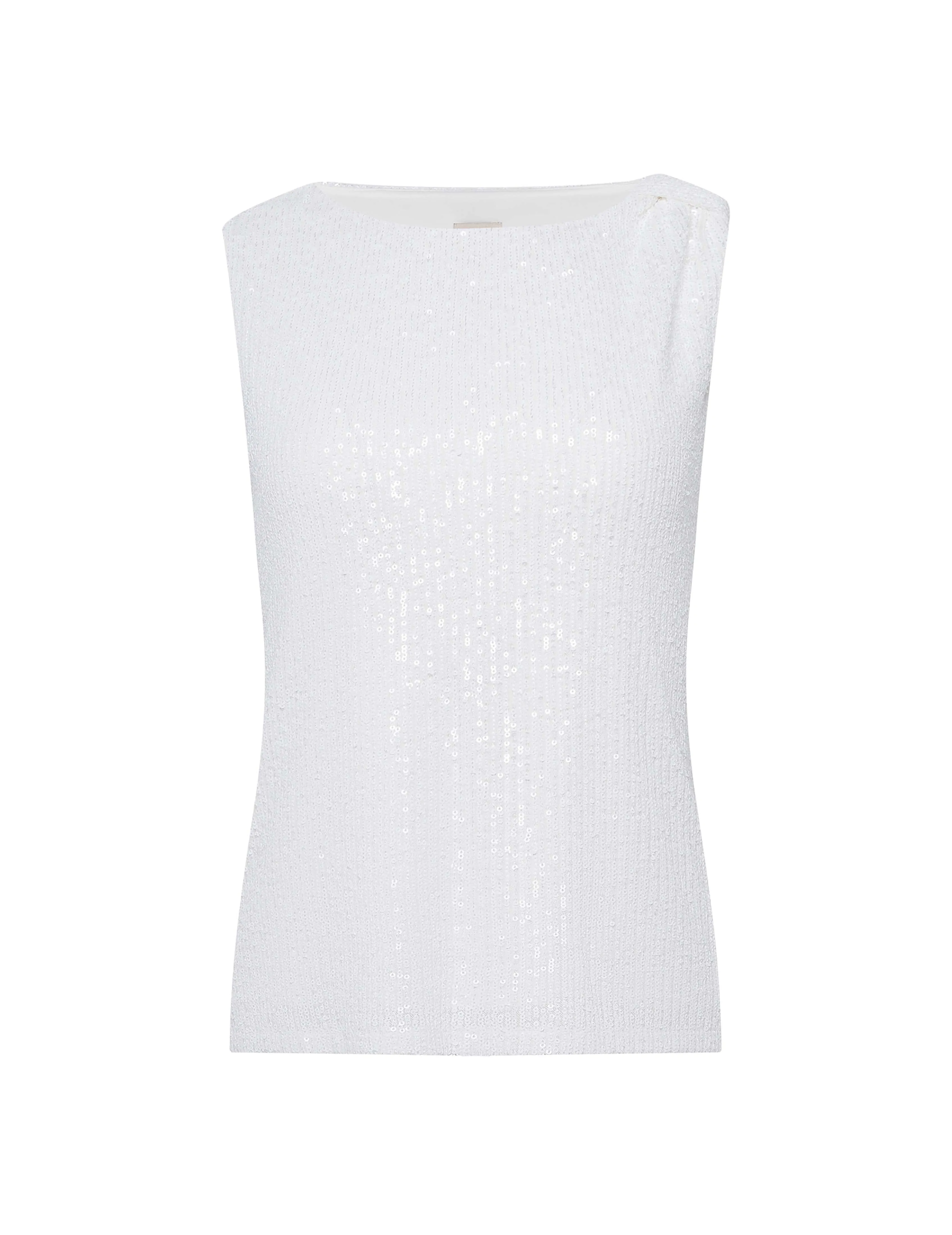 Asymmetrical Sequin Top sold by Anne Klein