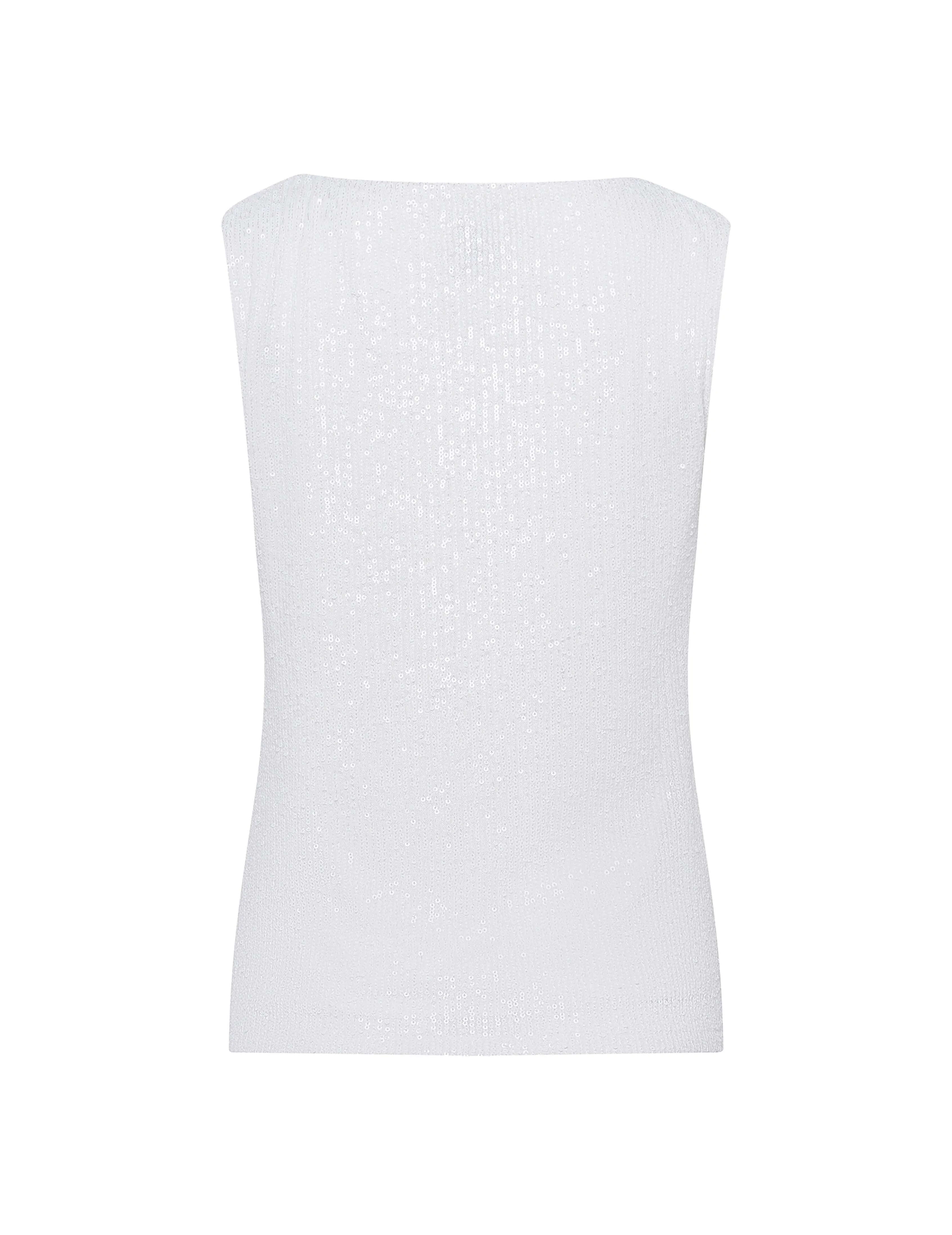 Asymmetrical Sequin Top sold by Anne Klein product image thumbnail 2