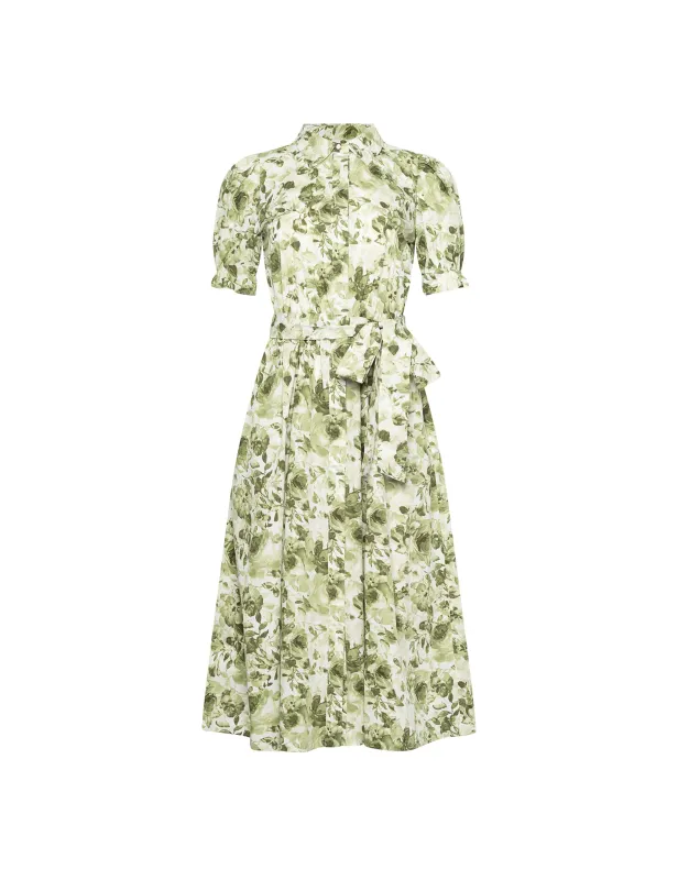 Puff Sleeve Shirtdress sold by Anne Klein