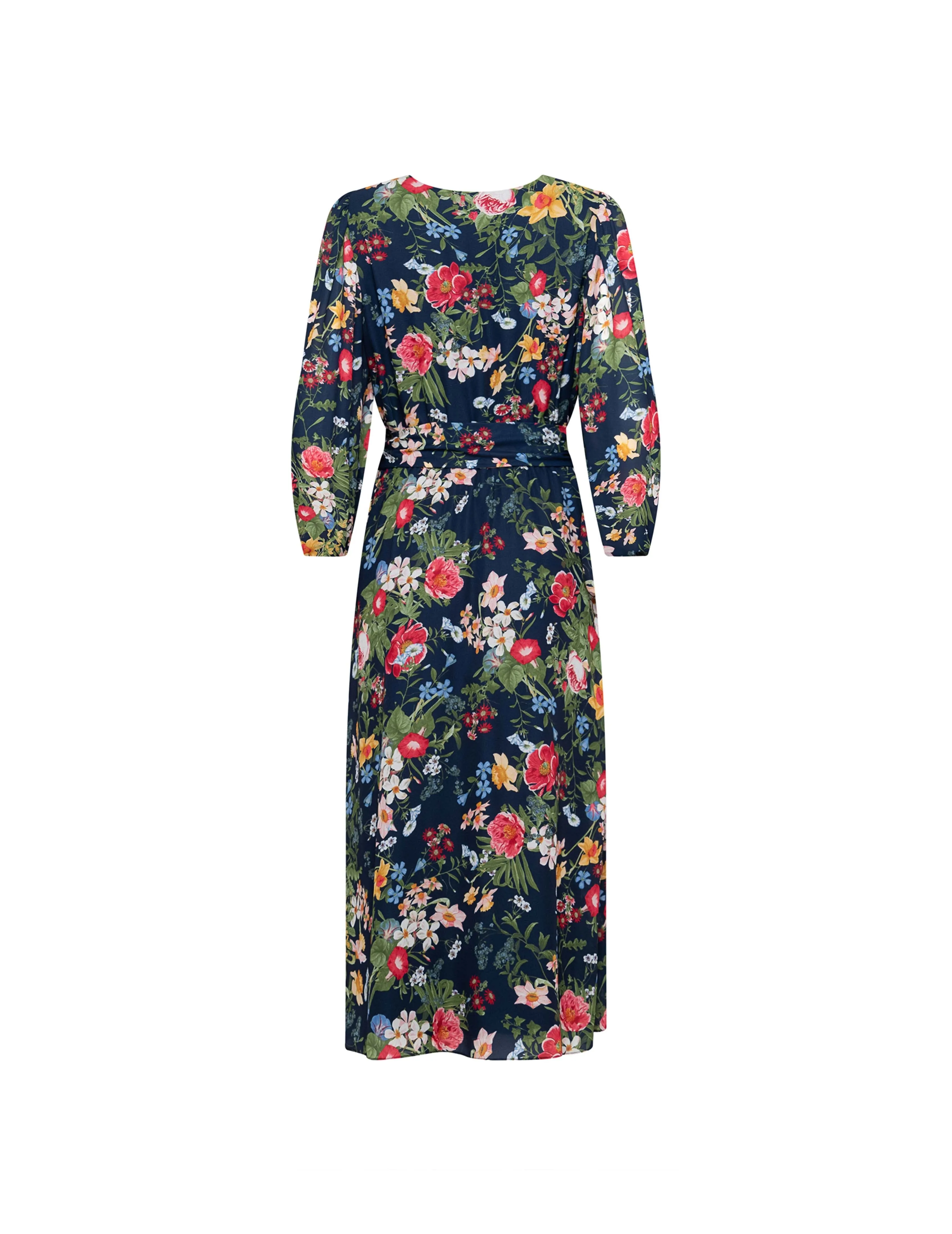 Three Quarter Sleeve V Neck Midi Dress sold by Anne Klein