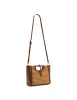 Caning Cut-Out Metal Handle Satchel With Convertible Strap sold by Anne Klein