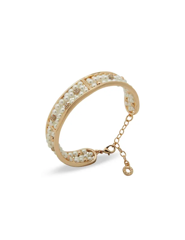 Pearl & Fireball Cuff sold by Anne Klein