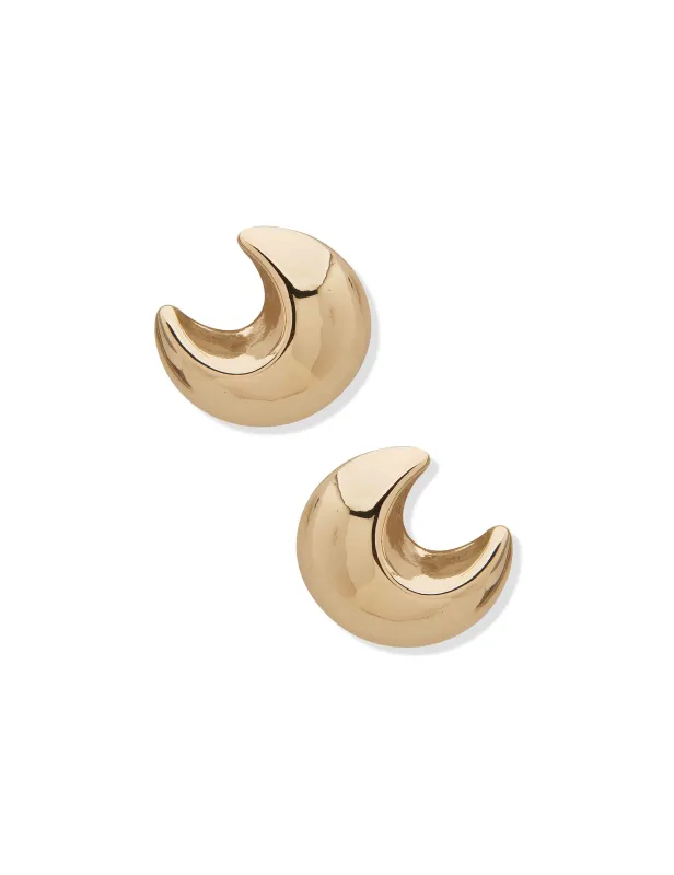 Crescent Stud Earrings sold by Anne Klein