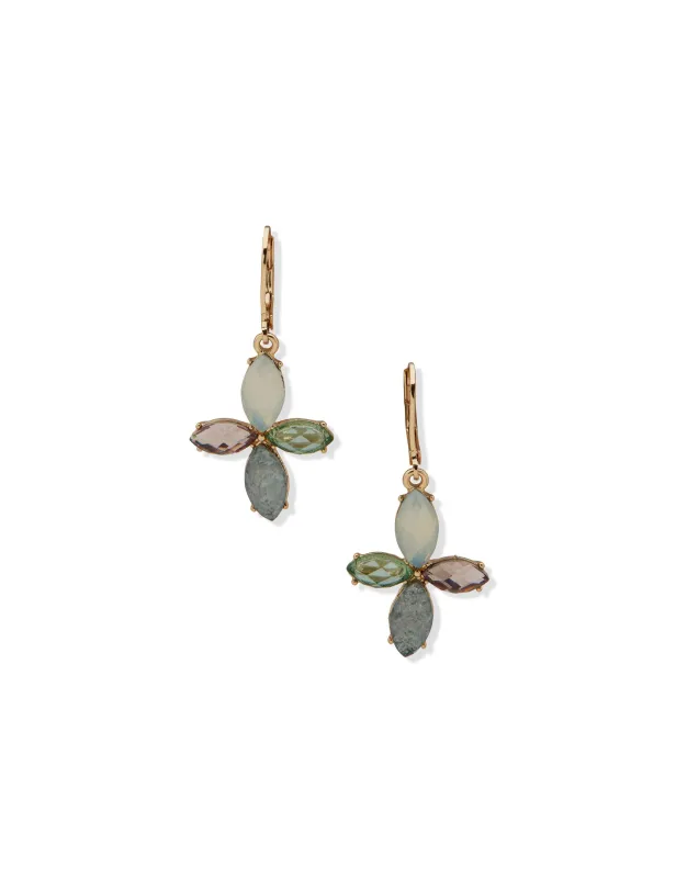 Stone Flower Drop Earring sold by Anne Klein