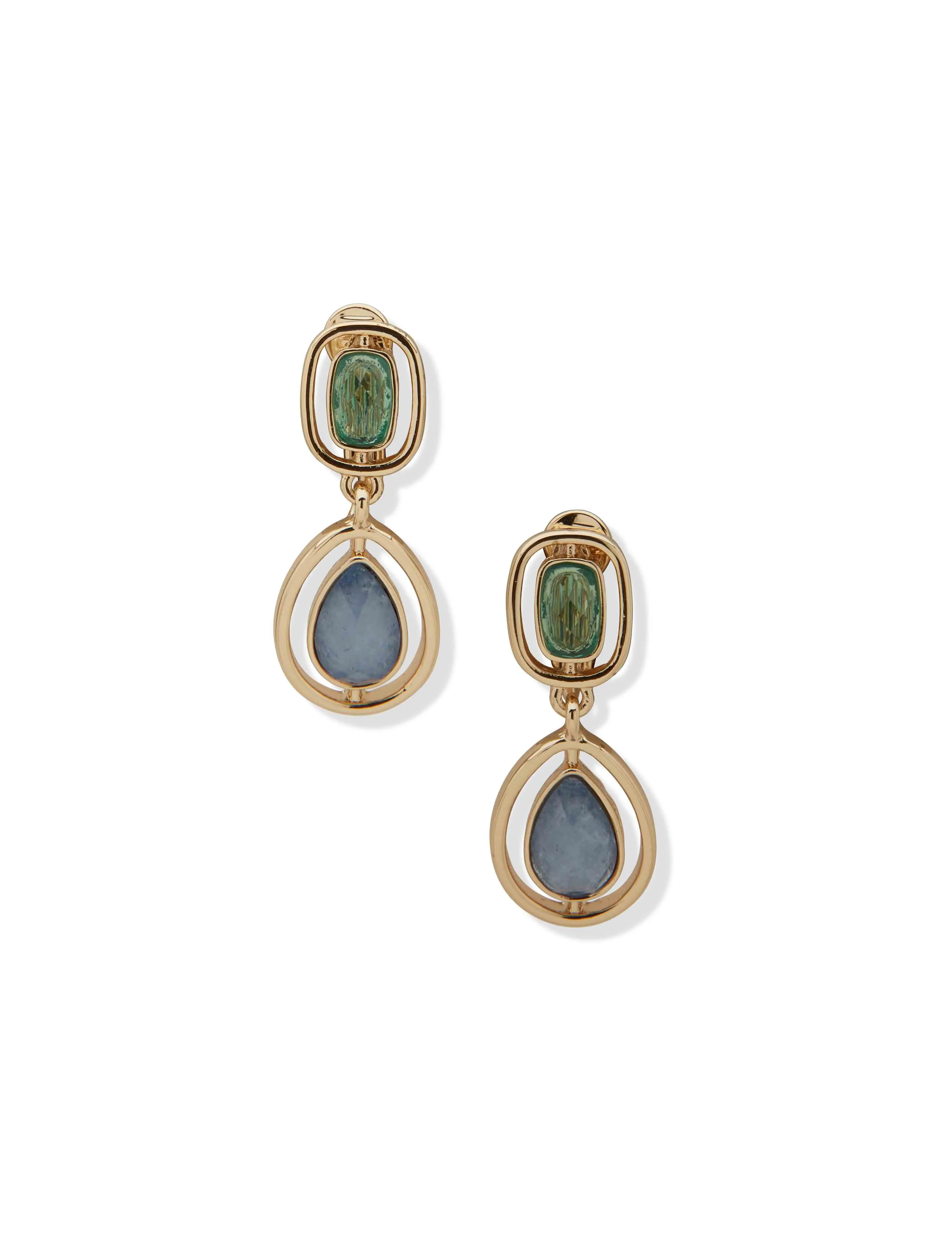 Double Stone Drop Earring sold by Anne Klein