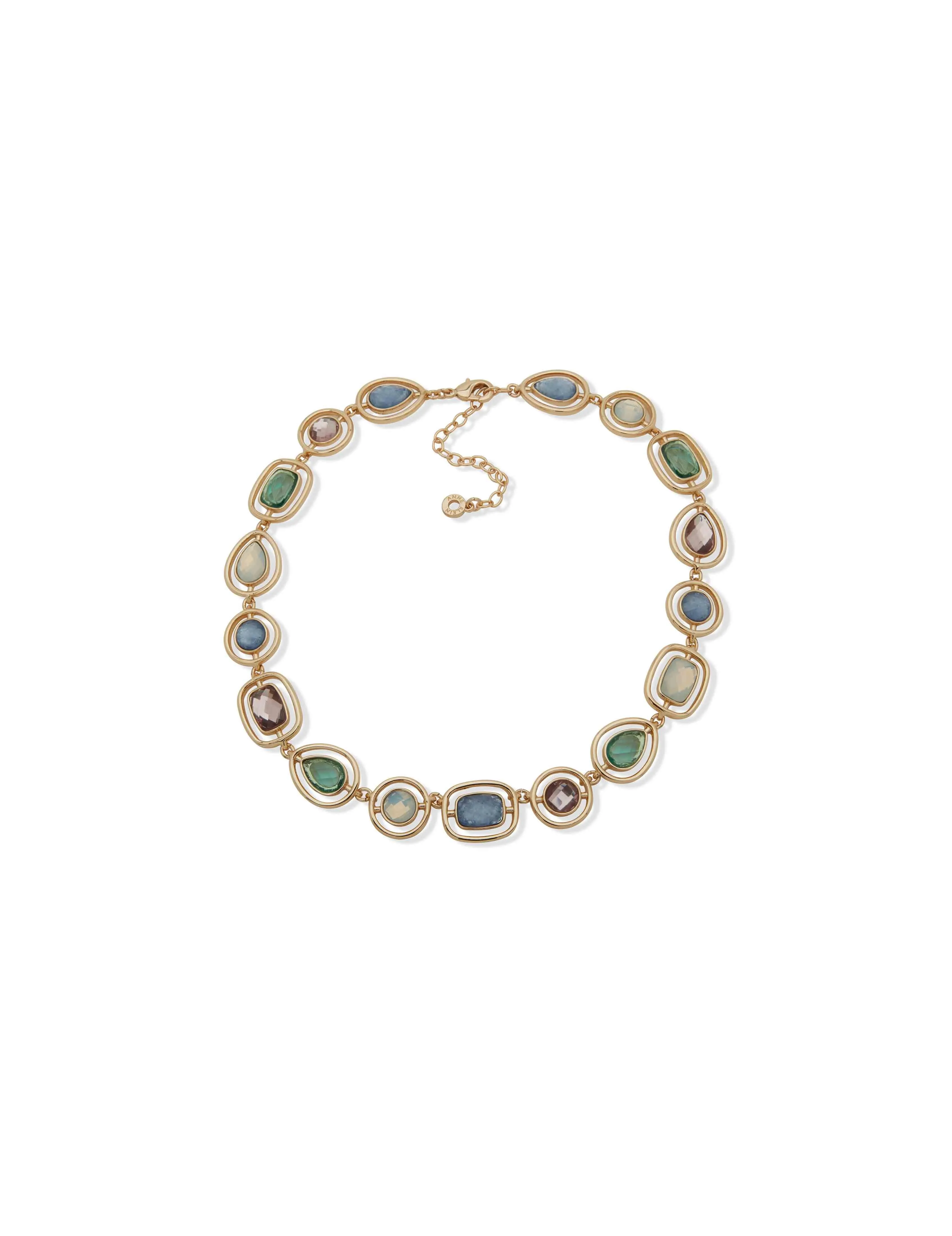 Multi Faceted Stone Necklace sold by Anne Klein