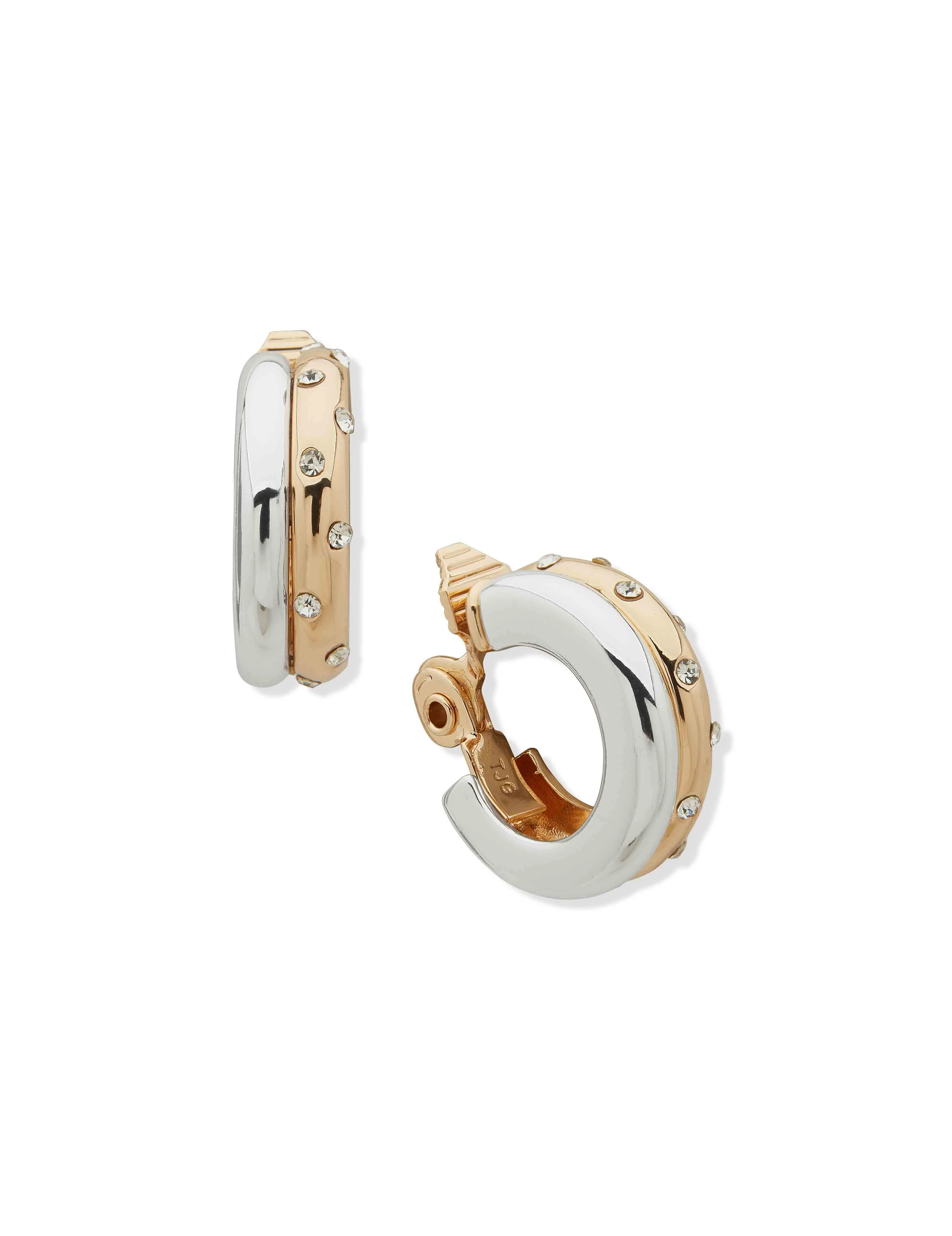 Double Row Accented Hoop sold by Anne Klein