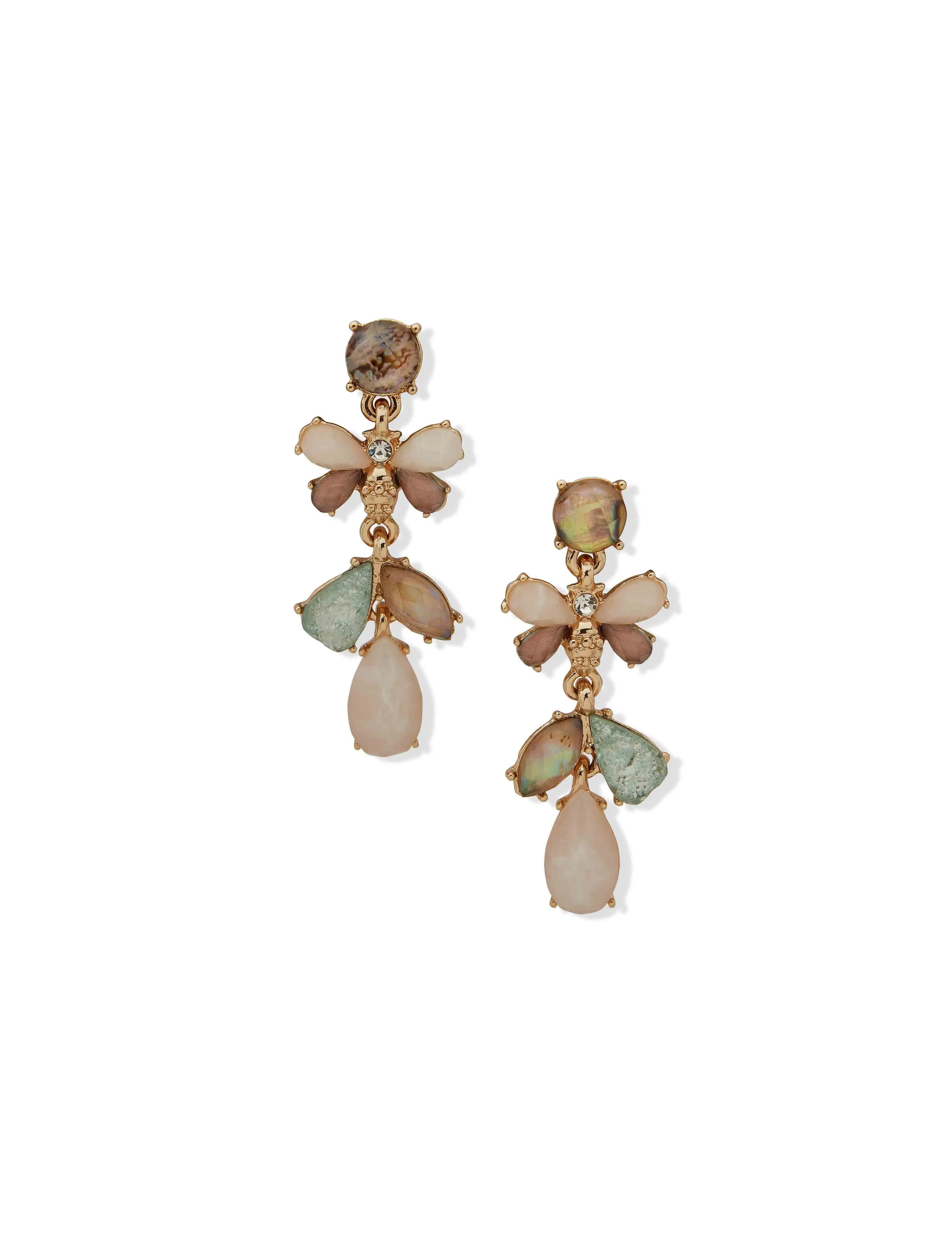 Linear Bee Motif Earring sold by Anne Klein