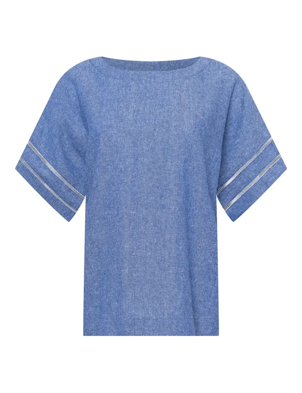 Dolman Detailed Sleeve Blouse sold by Anne Klein