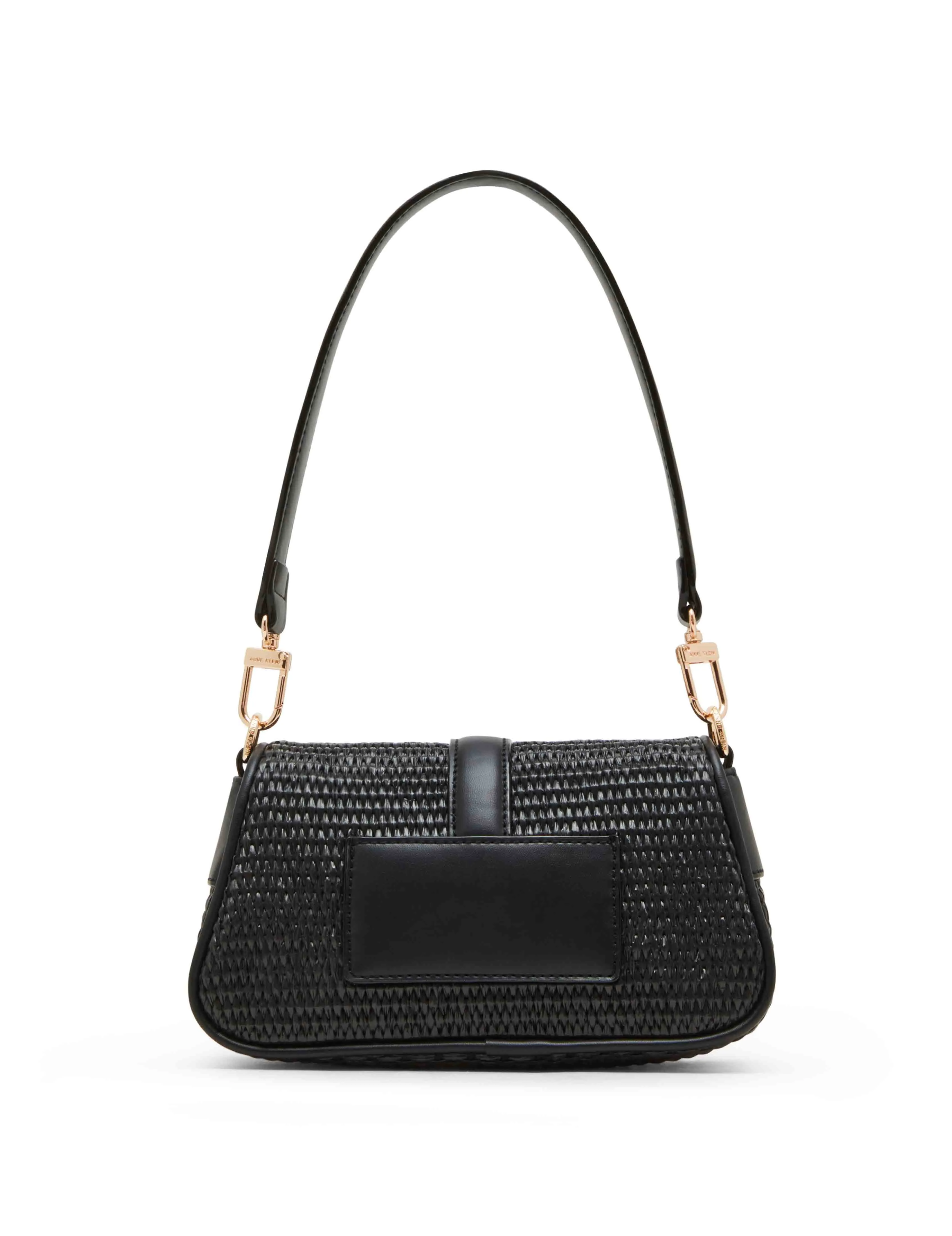 Sculpted Buckle Shoulder Bag with Convertible Strap sold by Anne Klein product image thumbnail 5