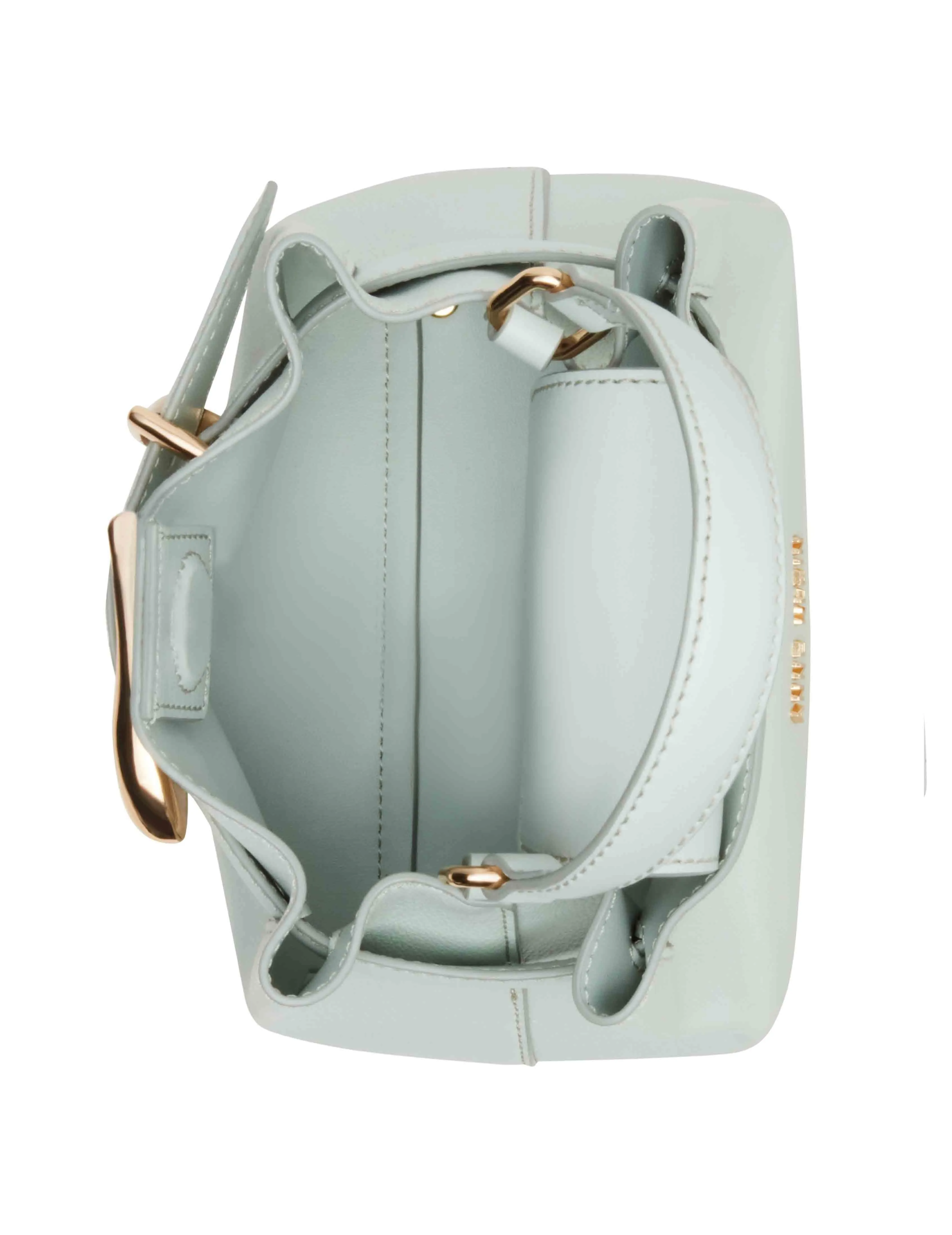 Sculpted Buckle Mini Top Handle with Convertible Strap sold by Anne Klein product image thumbnail 4