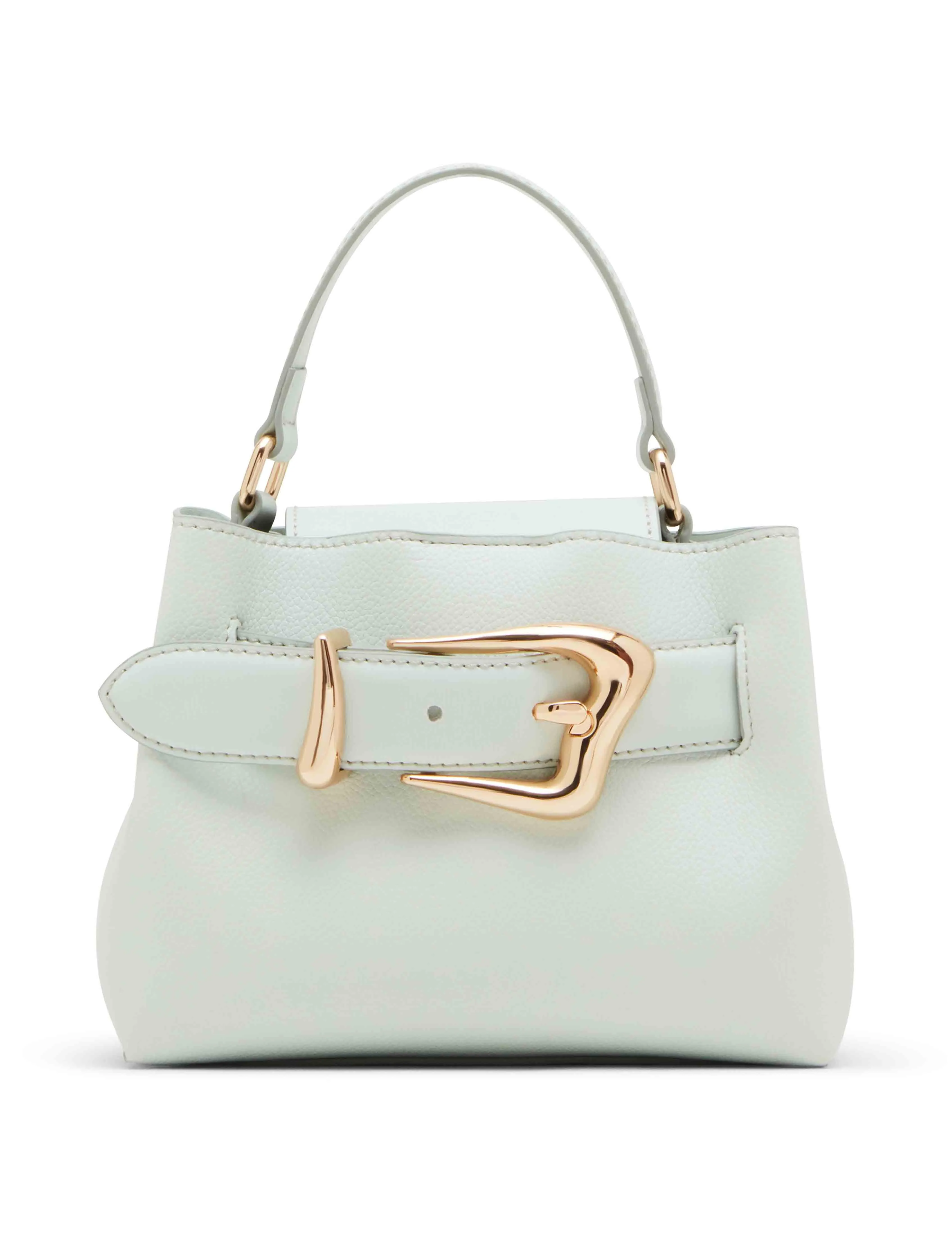 Sculpted Buckle Mini Top Handle with Convertible Strap sold by Anne Klein