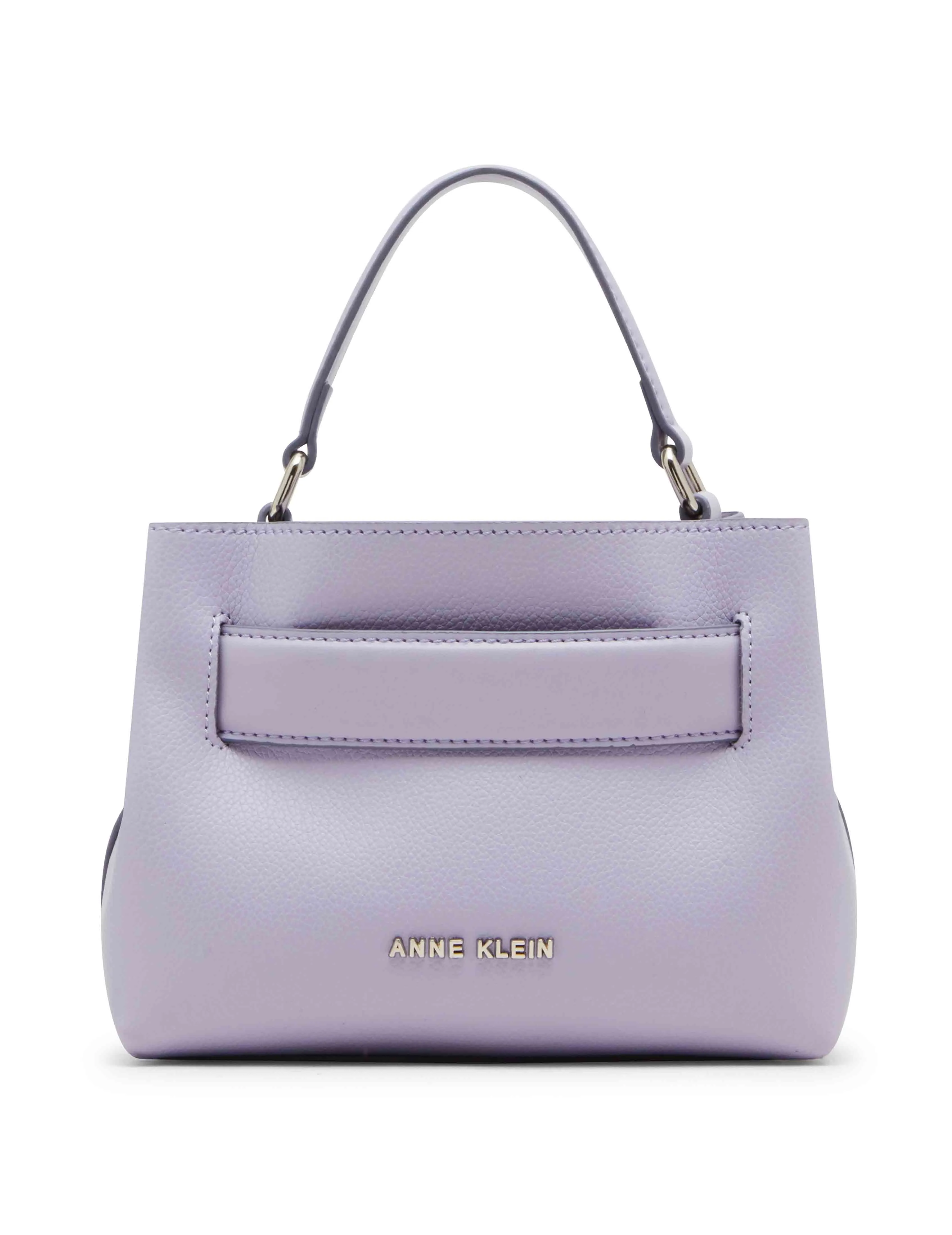 Sculpted Buckle Mini Top Handle with Convertible Strap sold by Anne Klein product image thumbnail 5