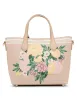 Bonded Mini Floral Tote with Crossbody Strap sold by Anne Klein
