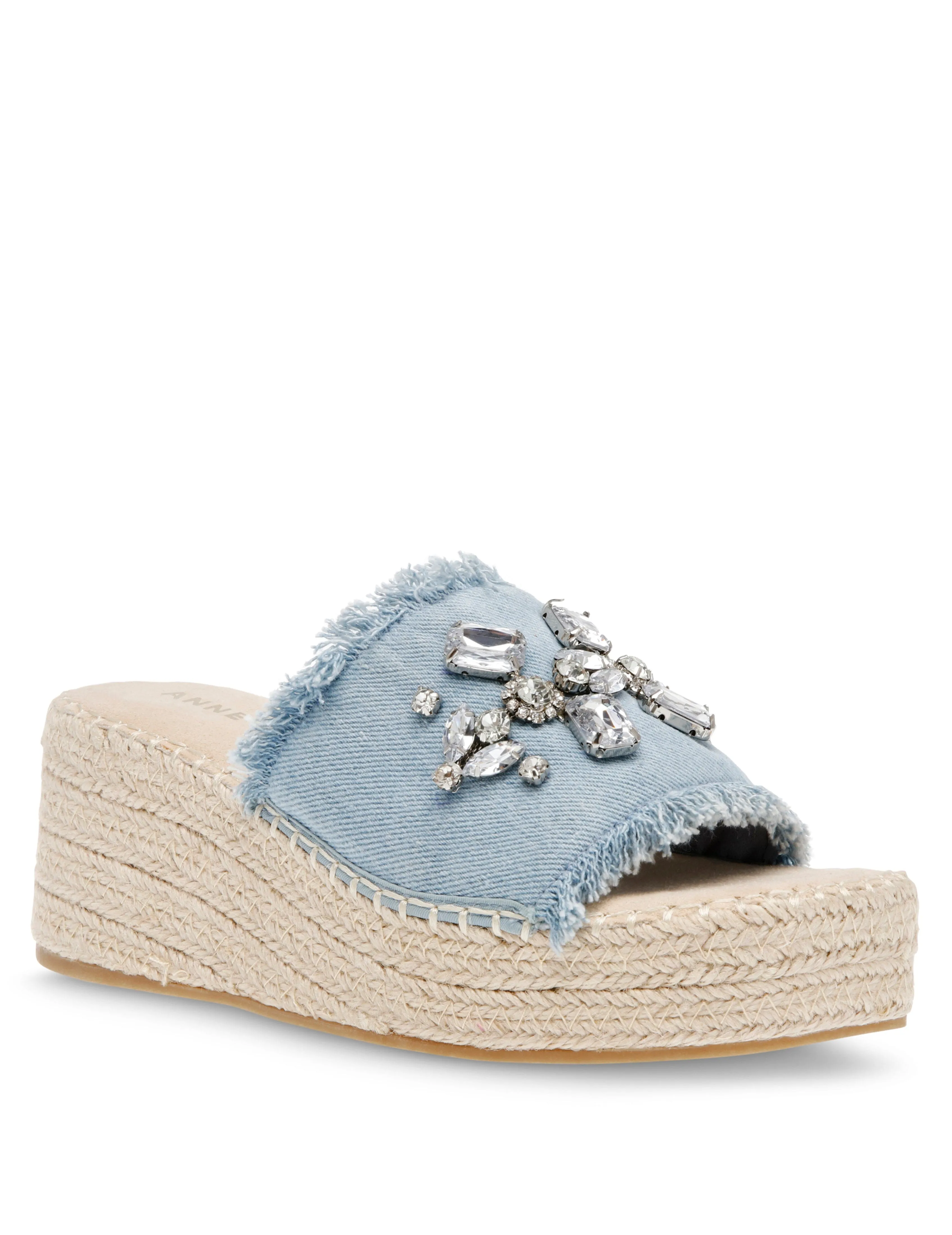 Crystal Platform Sandal sold by Anne Klein