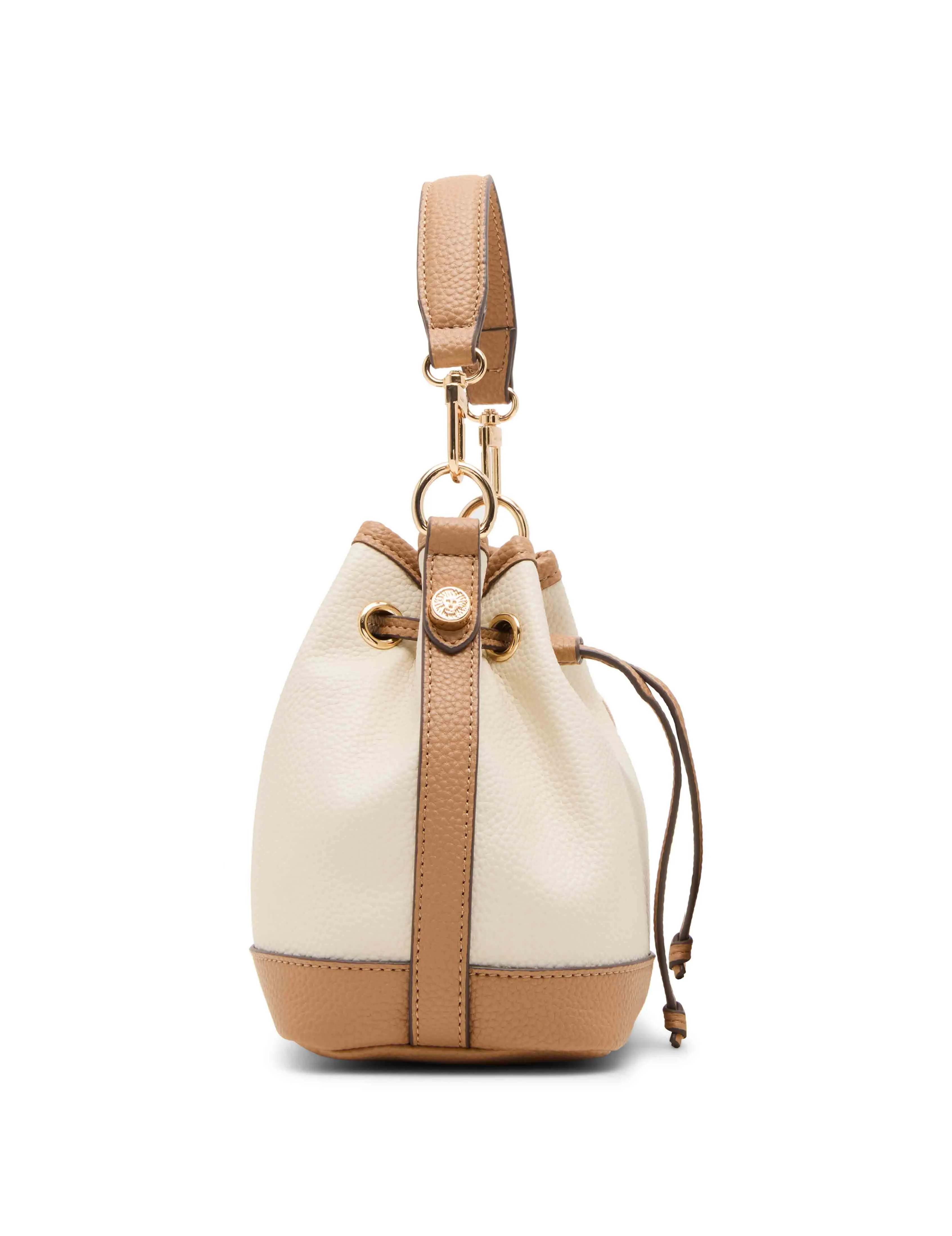 Small Bucket with Crossbody Strap sold by Anne Klein product image thumbnail 3