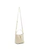 Small Sculpted Buckle Bucket with Convertible Strap sold by Anne Klein