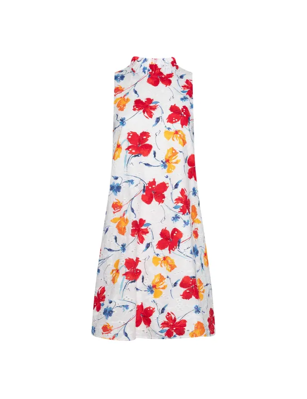Sleeveless Shift With Ruffle Collar sold by Anne Klein