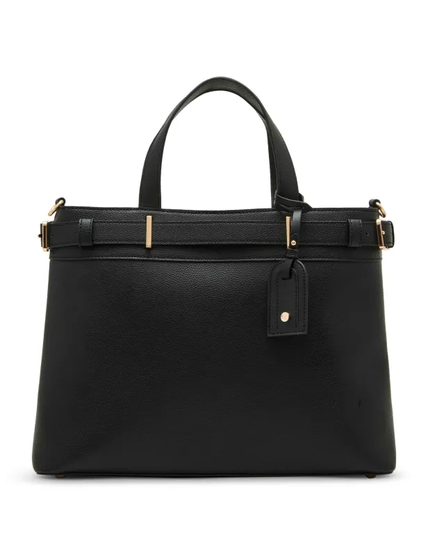 Belted Satchel with Convertible Strap sold by Anne Klein