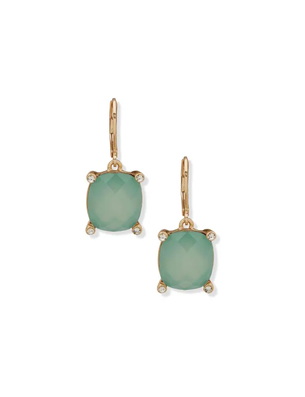 Stationed Drop Pierced Earring - Pacific Opal sold by Anne Klein