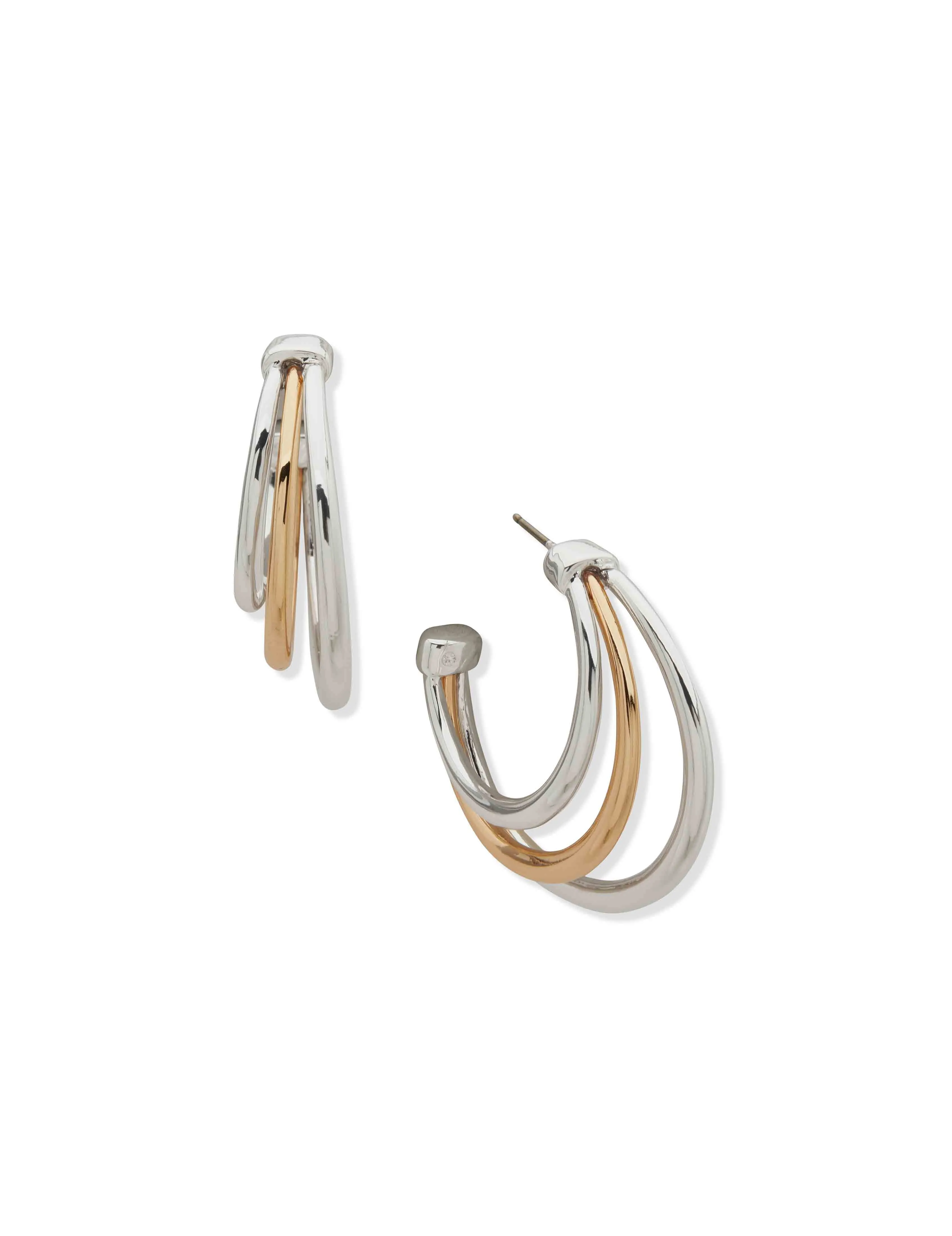 33MM Triple Row Hoop sold by Anne Klein