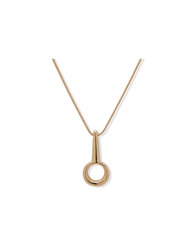 32in Oval Pendant Necklace sold by Anne Klein